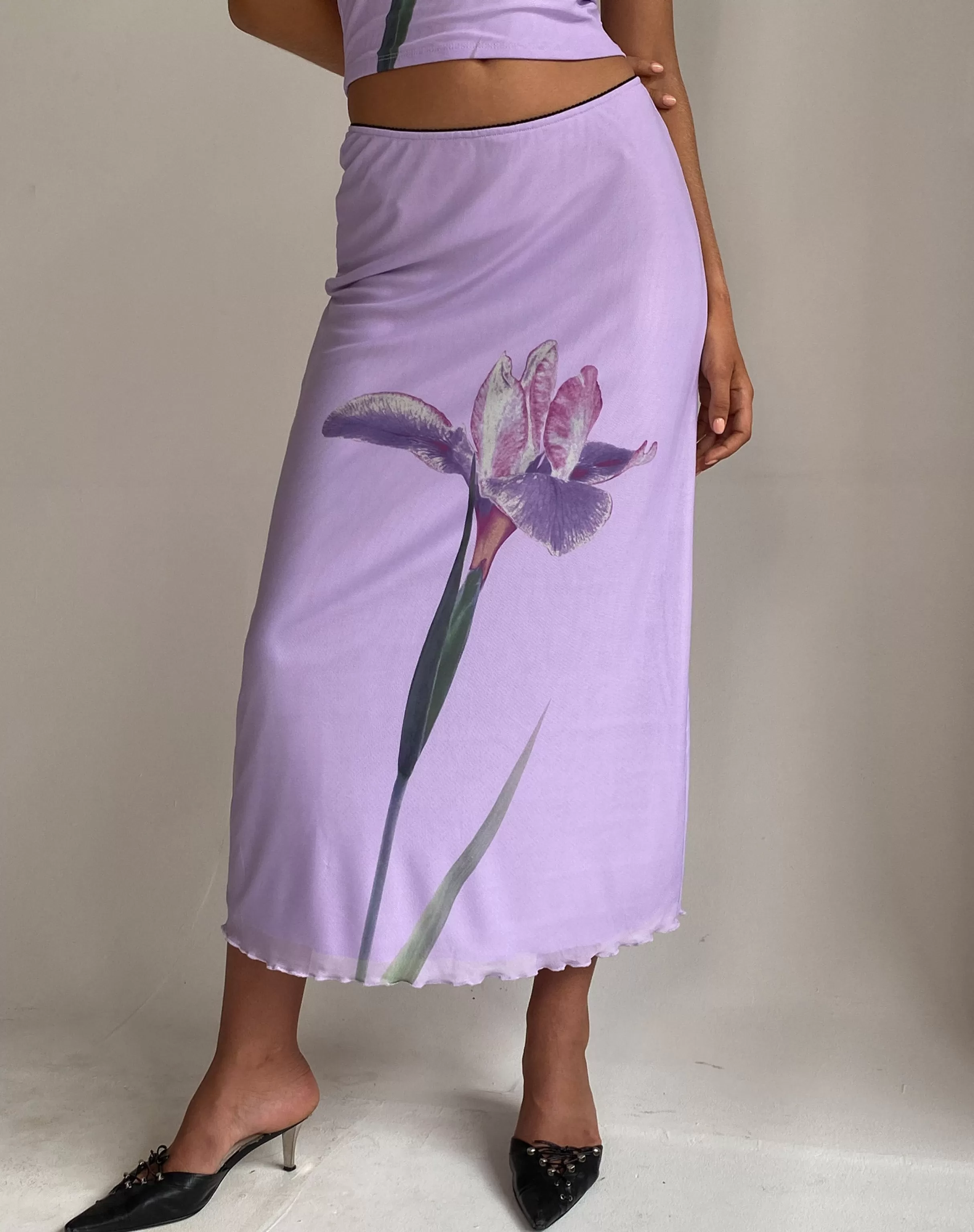 Outlet Lassie Midi Skirt In PRINTED SKIRTS | A LINE SKIRTS