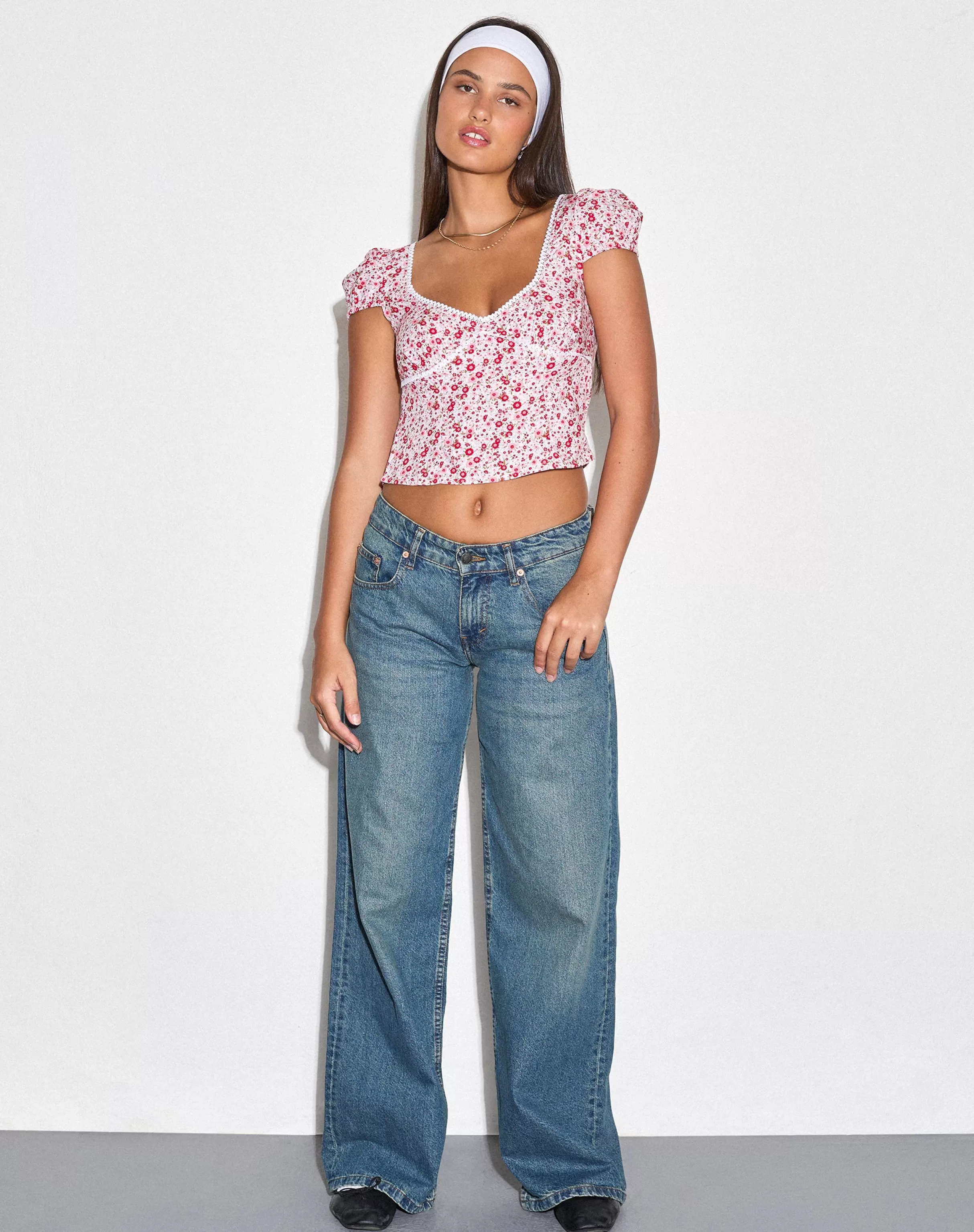 Sale Laz Top In PRINTED TOPS