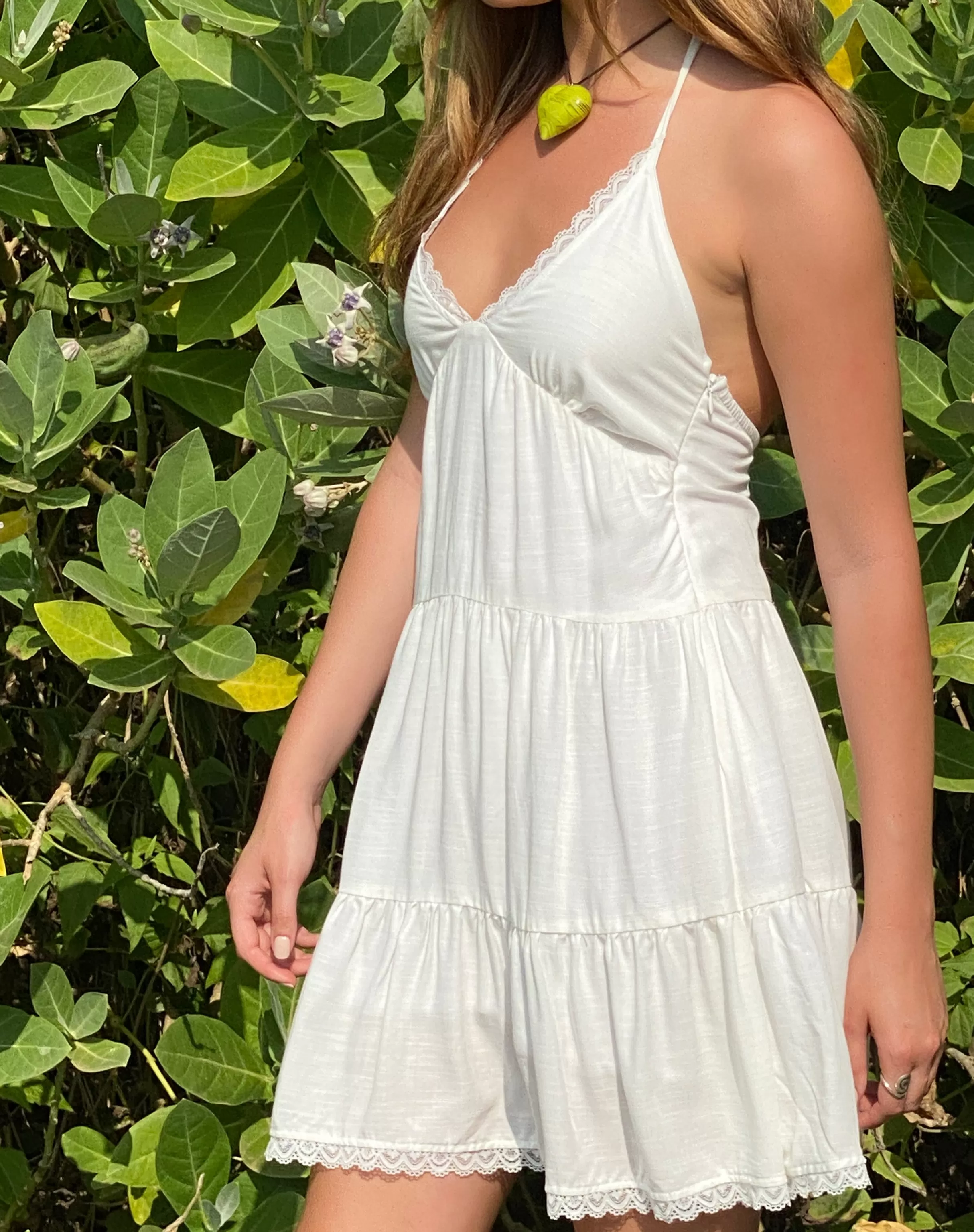 Sale Londyn Tiered Halter Mini Dress In DAY DRESSES