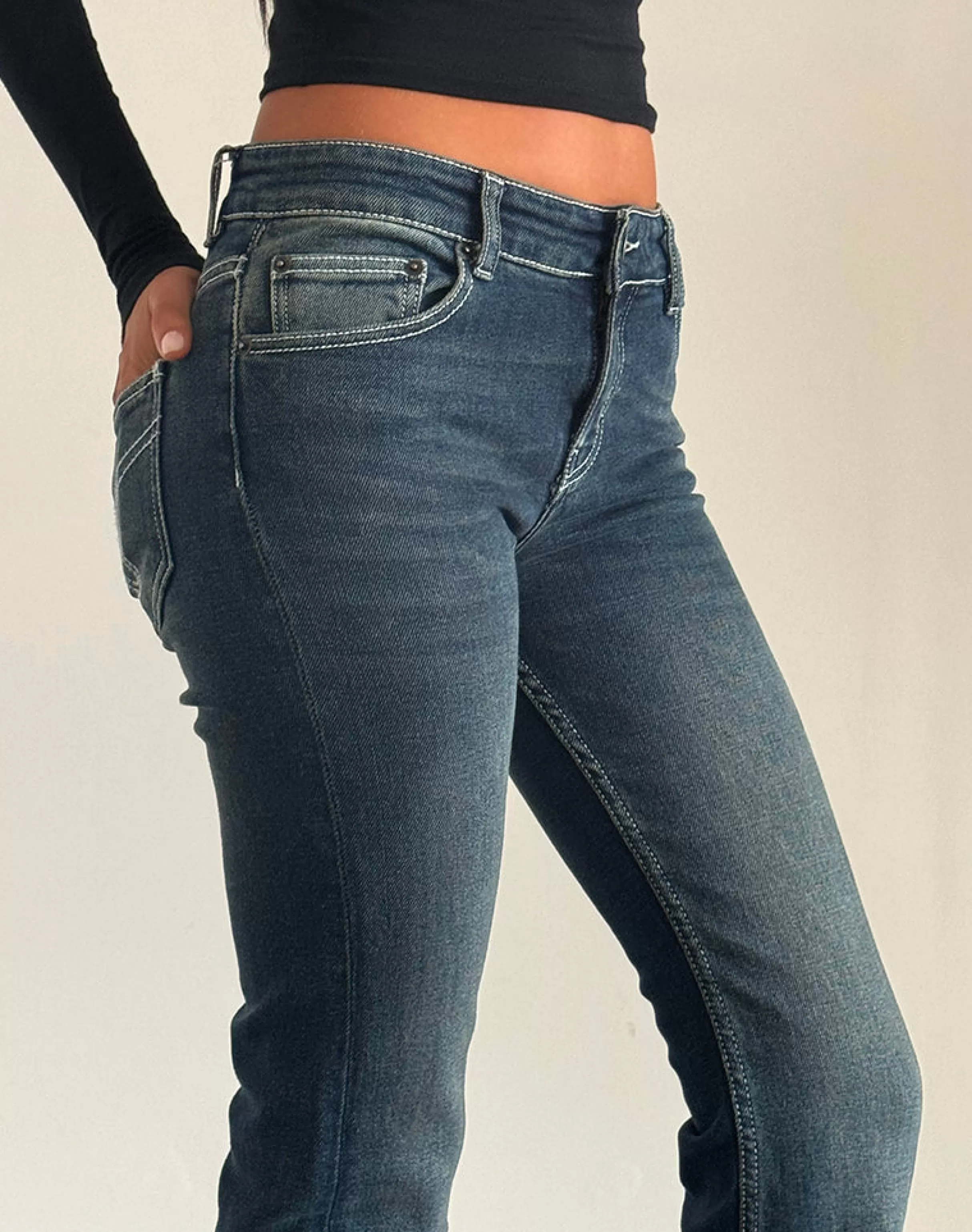Flash Sale Low Rise Bootleg Jeans In JEANS | FLARED JEANS