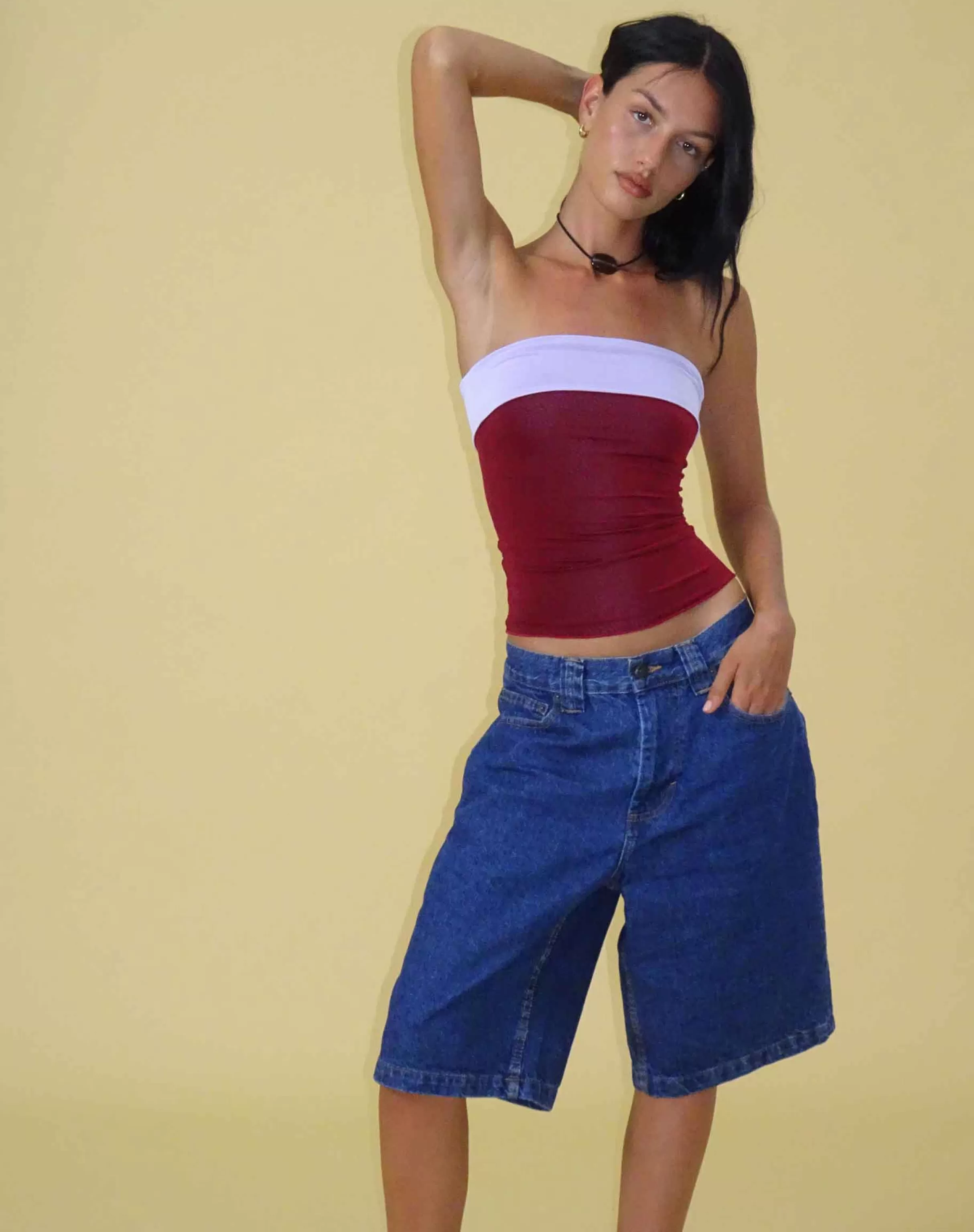 Cheap Low Rise Skater Shorts In SHORTS