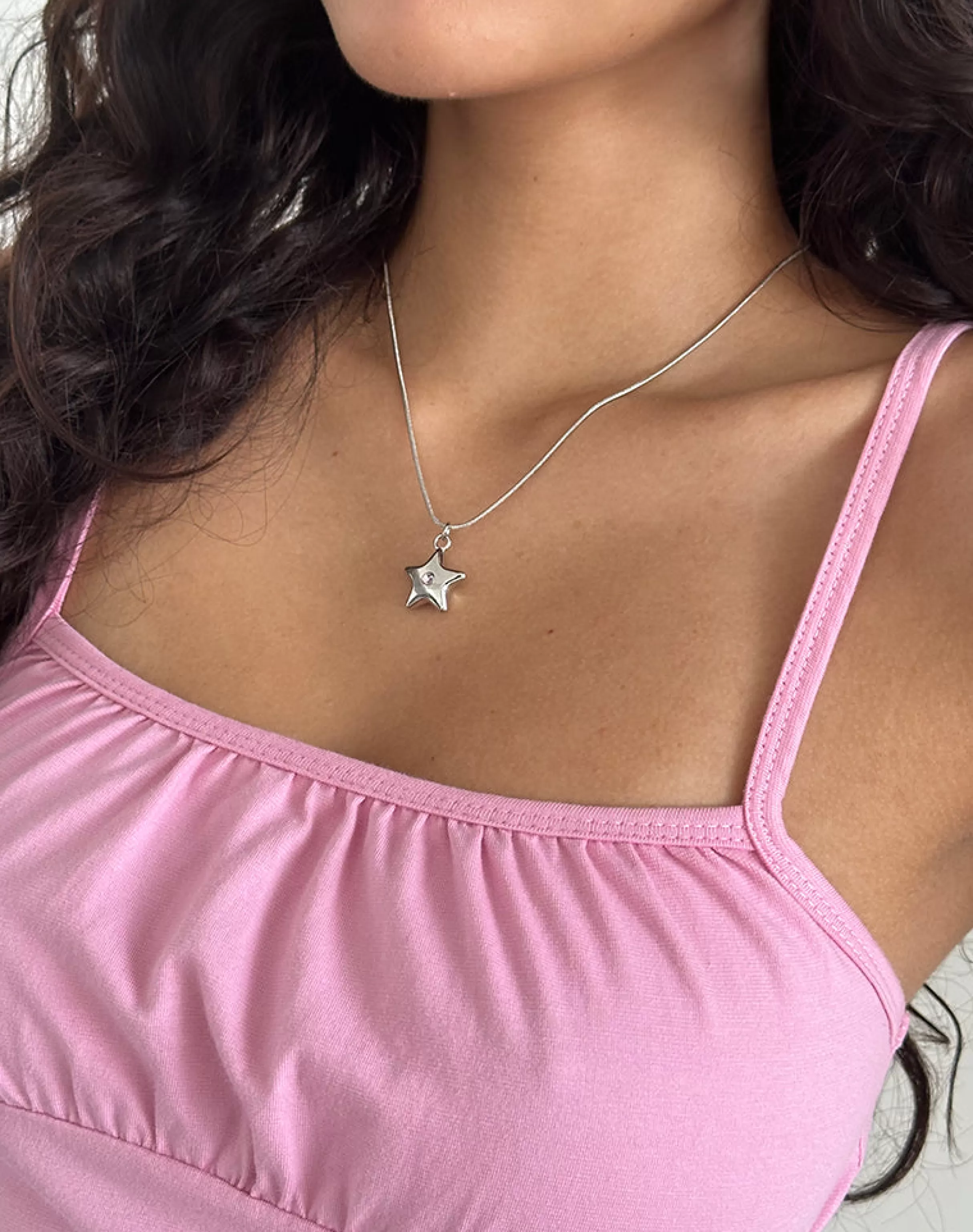Outlet Luna Necklace Pink Star ACCESSORIES