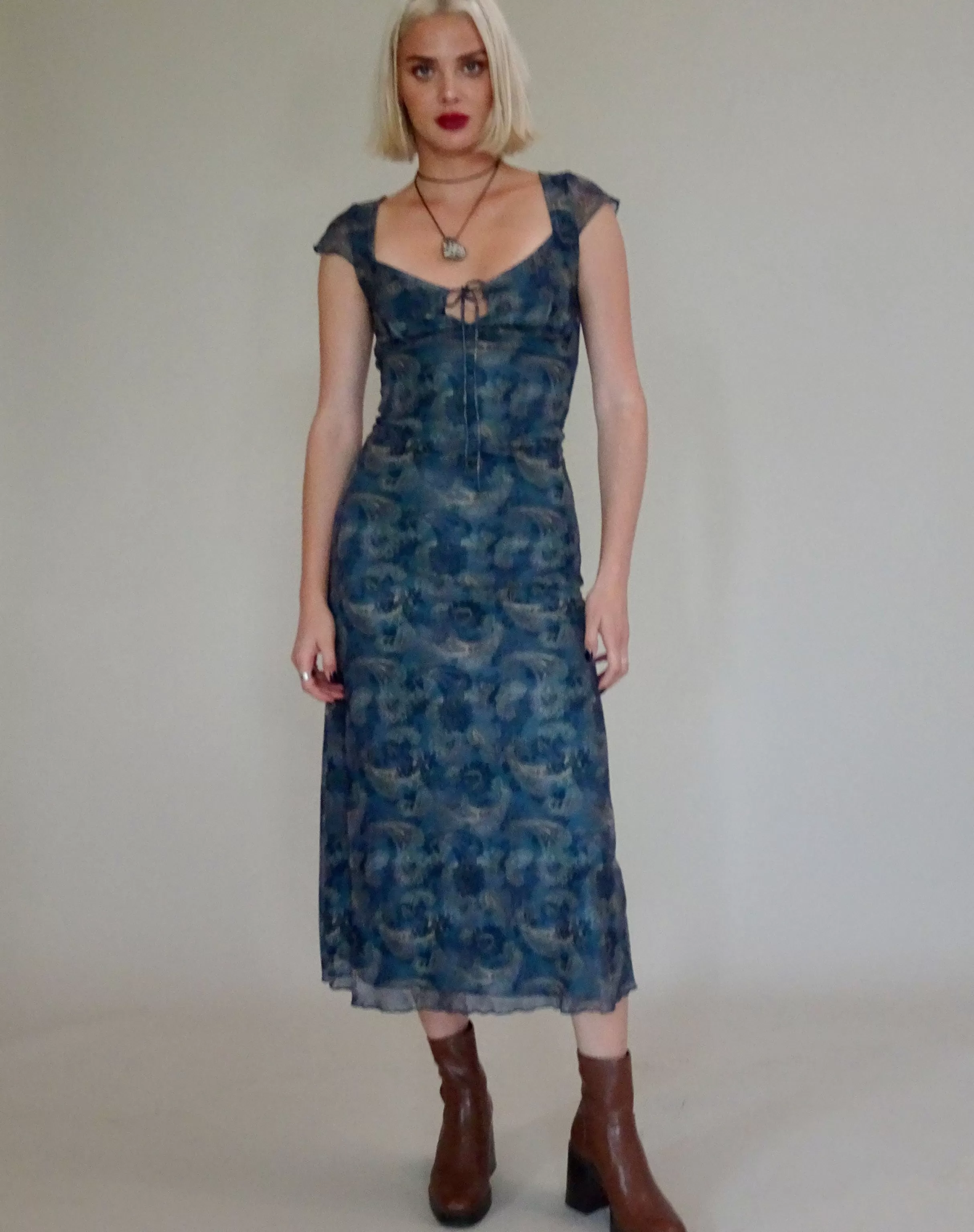 Flash Sale Lunama Mesh Midi Dress In DAY DRESSES | PRINTED DRESSES