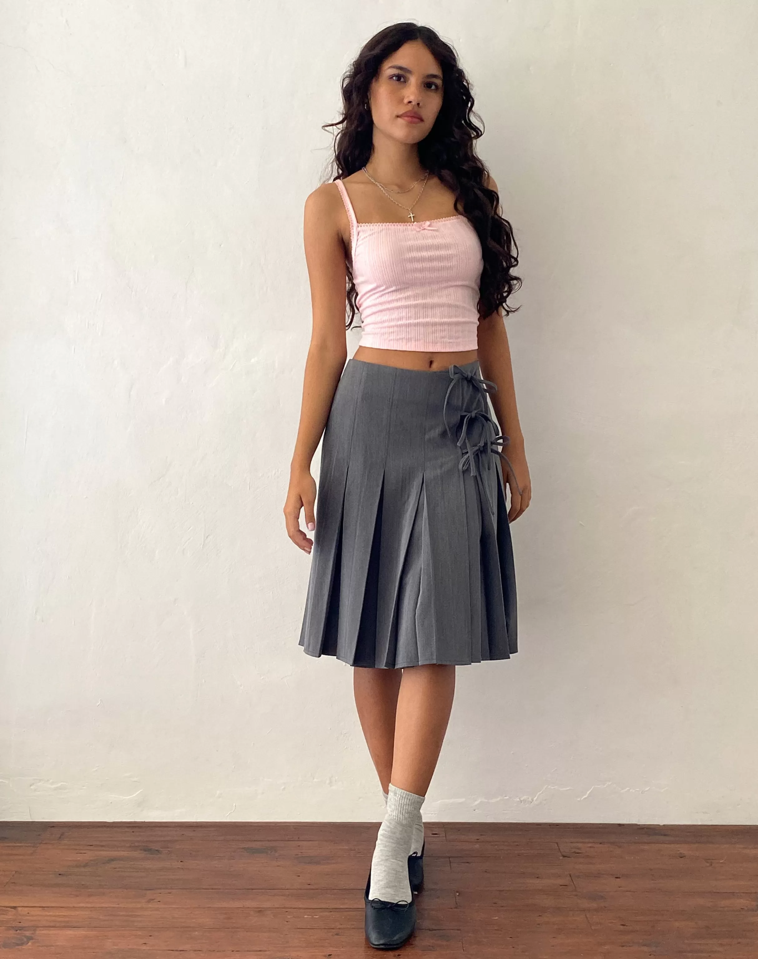 Online Madelyn Pleated Midi Skirt In Tailoring MIDI SKIRTS