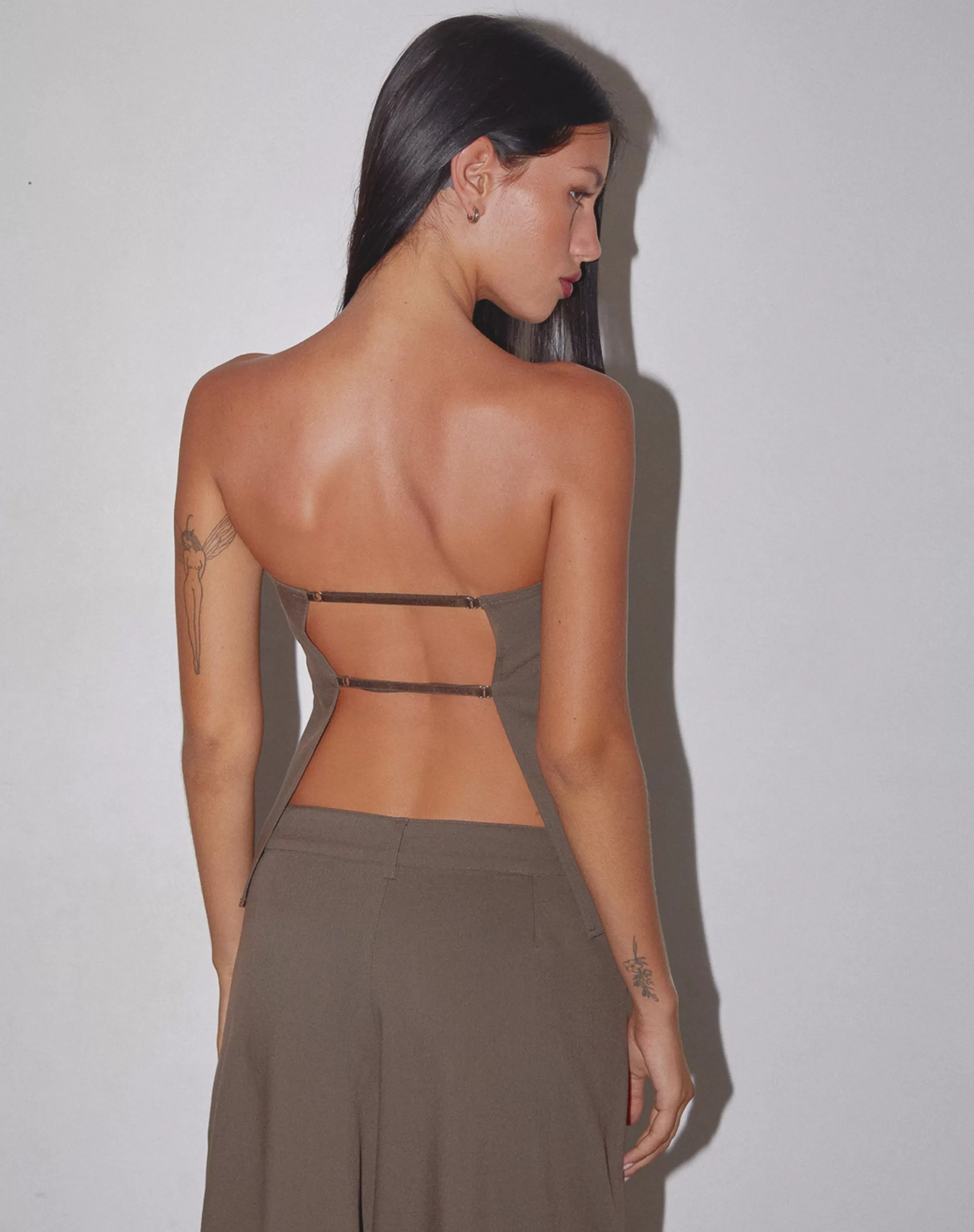 Sale Mairi Longline Bandeau Top In TAILORING | CO-ORDS