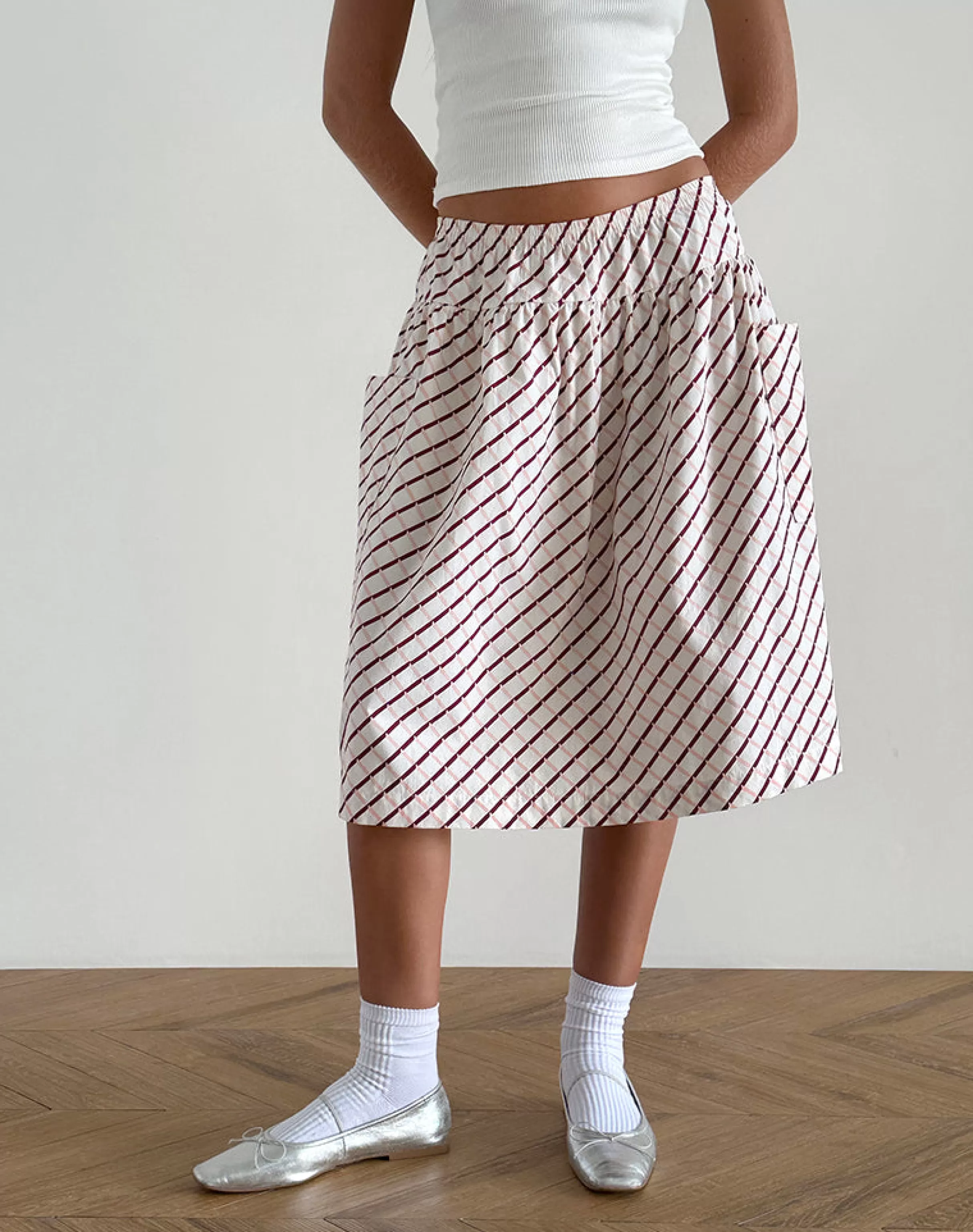 Sale Manasi Midi Skirt In Geometric Tile PRINTED SKIRTS | MIDI SKIRTS