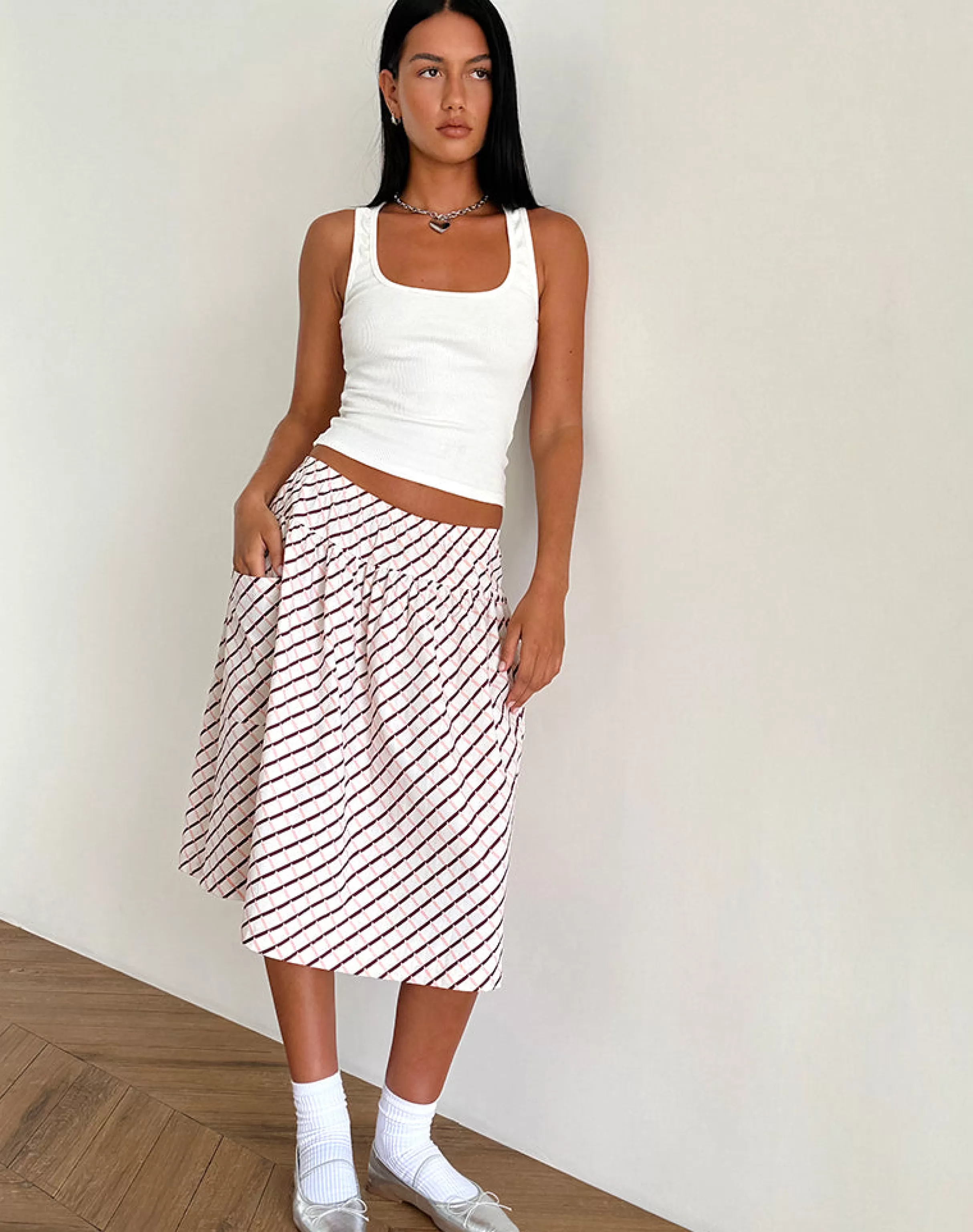 Sale Manasi Midi Skirt In Geometric Tile PRINTED SKIRTS | MIDI SKIRTS