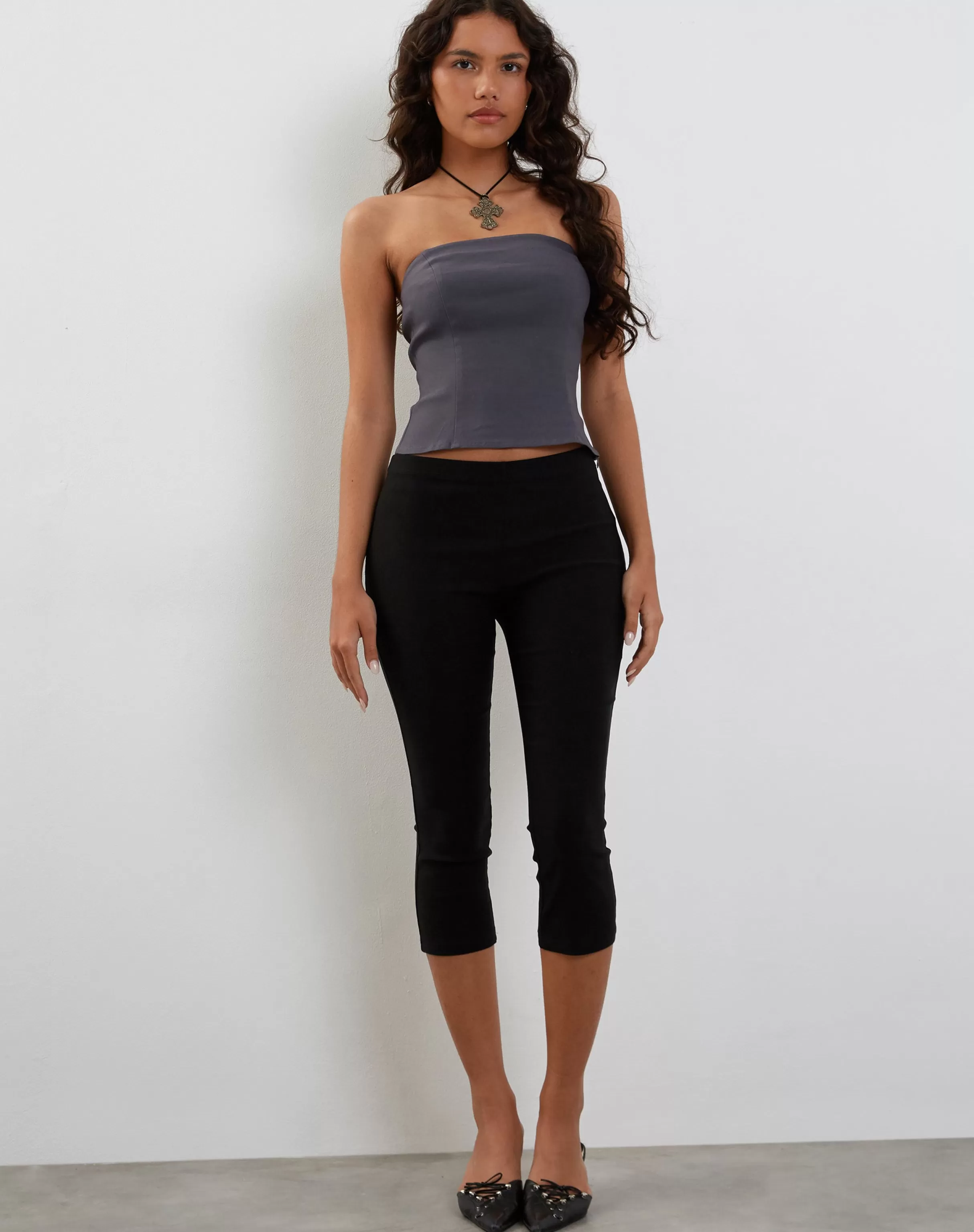 Fashion Maribaya Longline Corset Top In Soft Tailoring CORSET TOPS | BANDEAU TOPS