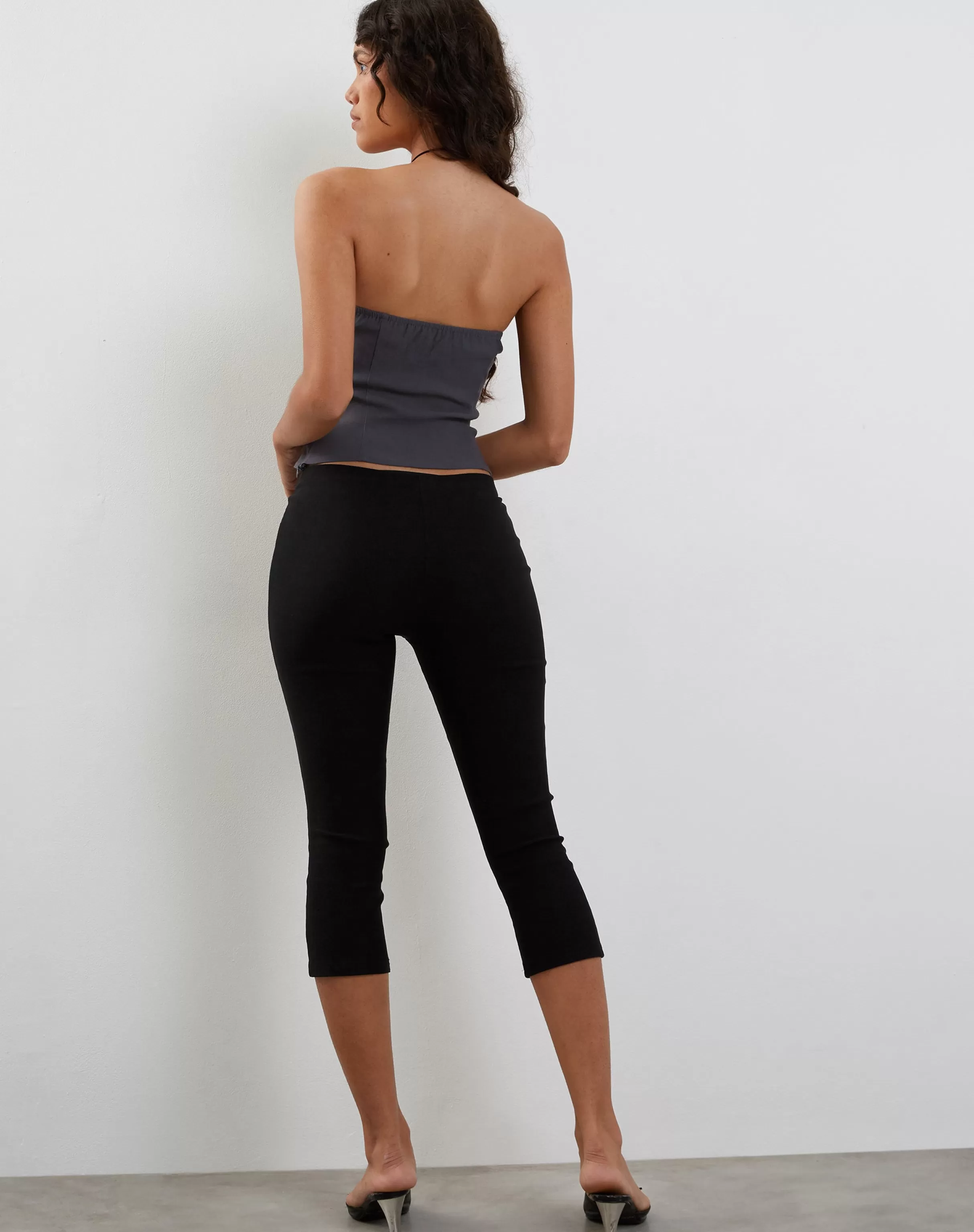 Fashion Maribaya Longline Corset Top In Soft Tailoring CORSET TOPS | BANDEAU TOPS
