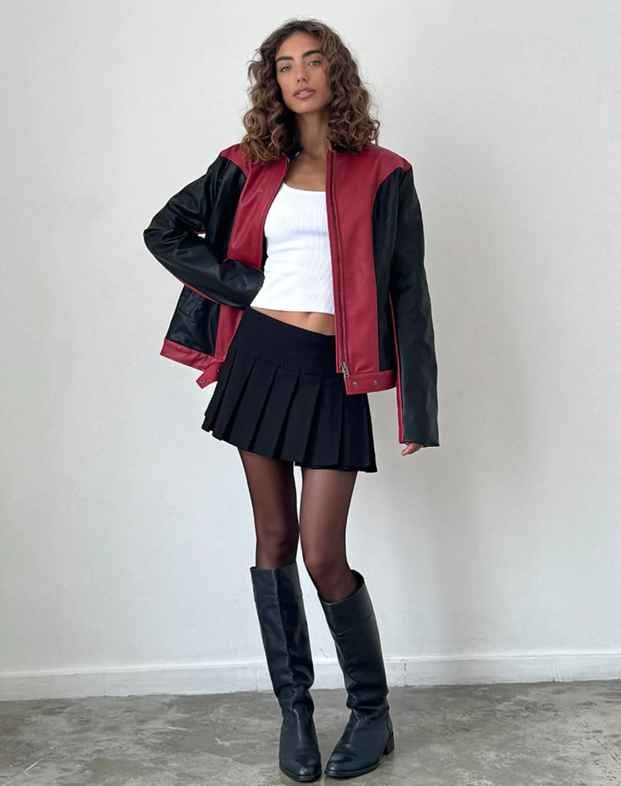 Store Marion PU Biker Jacket In PU JACKETS | JACKETS