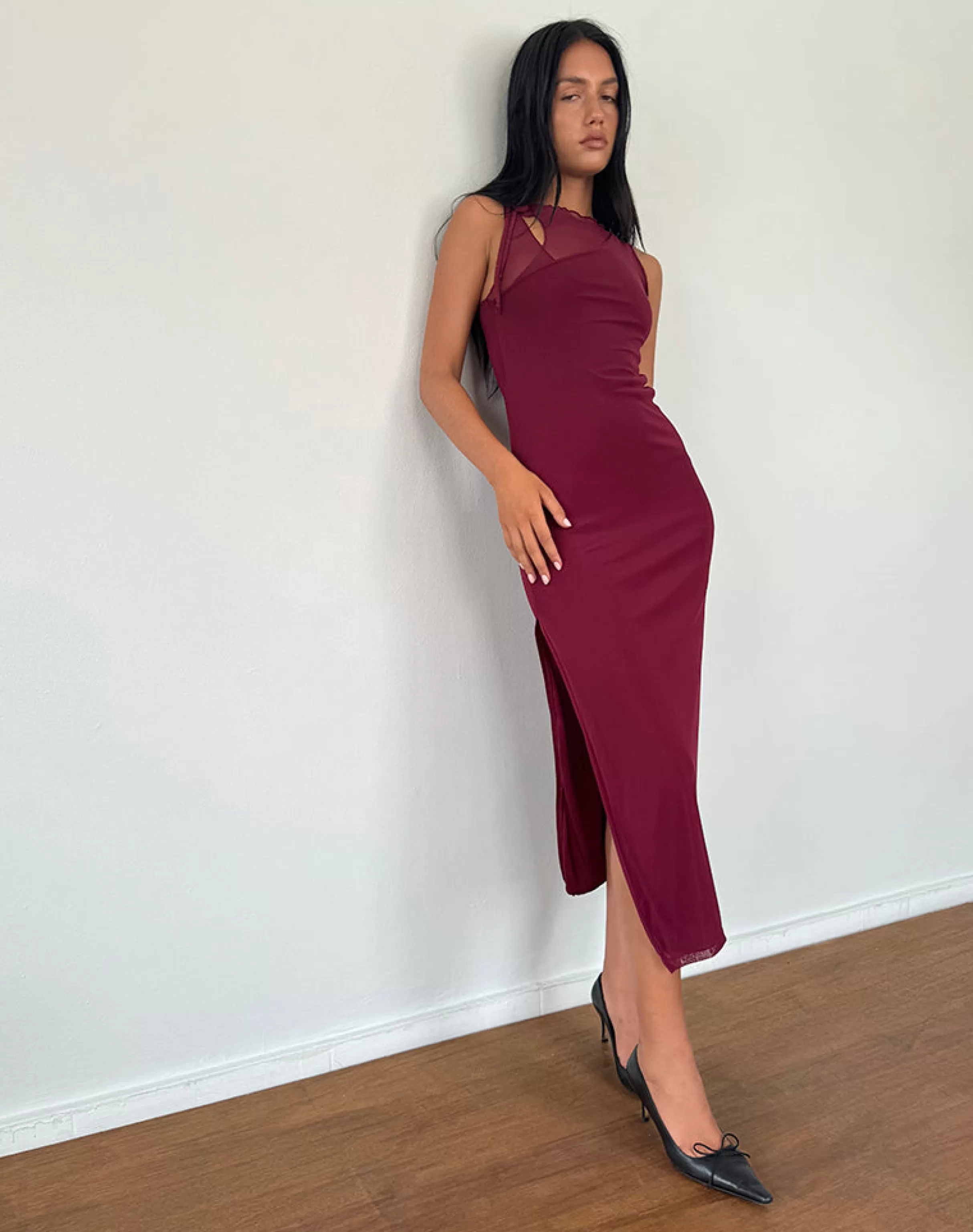 Sale Marlo Asymmetric Midi Dress In DAY DRESSES | PARTY DRESSES