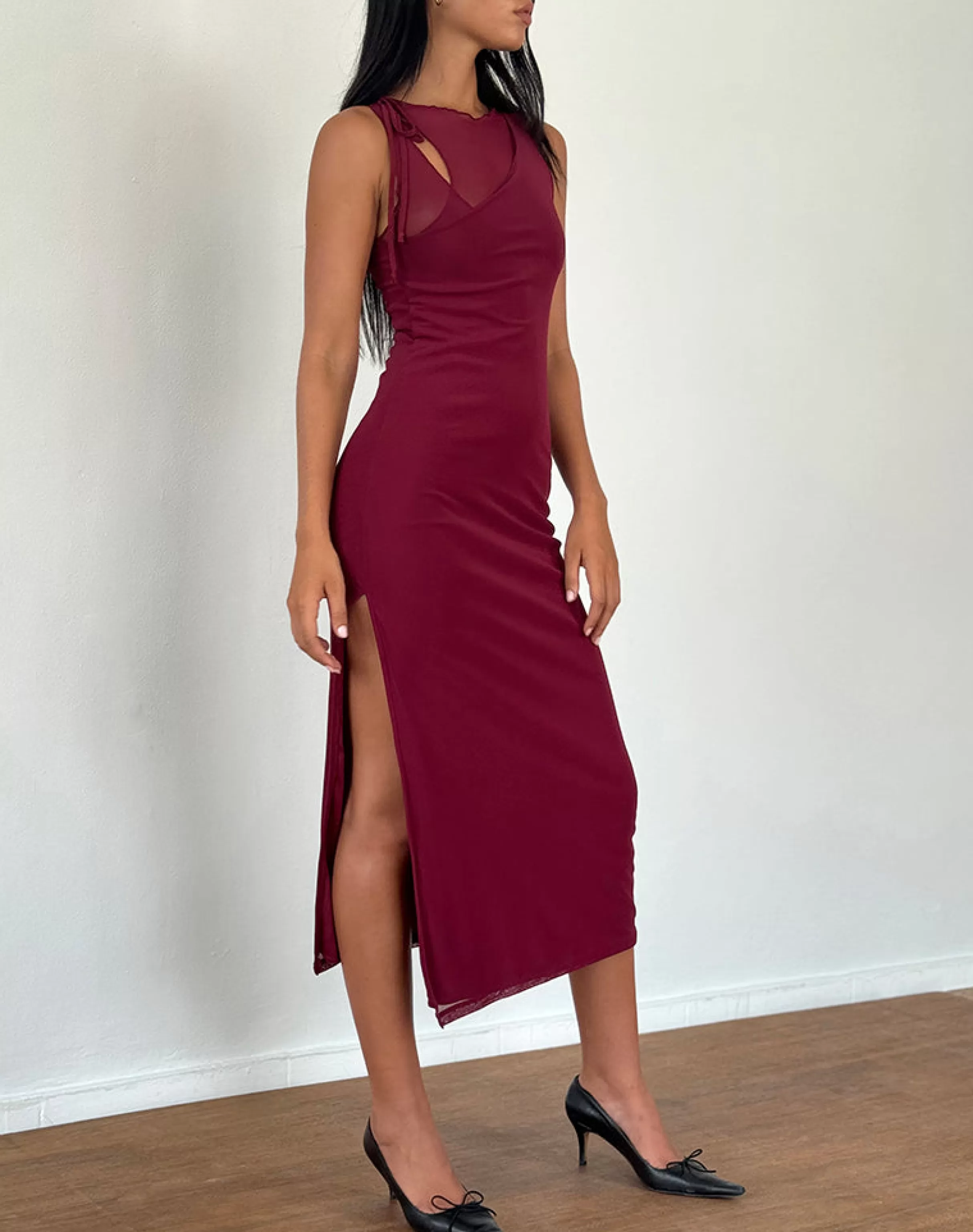 Sale Marlo Asymmetric Midi Dress In DAY DRESSES | PARTY DRESSES