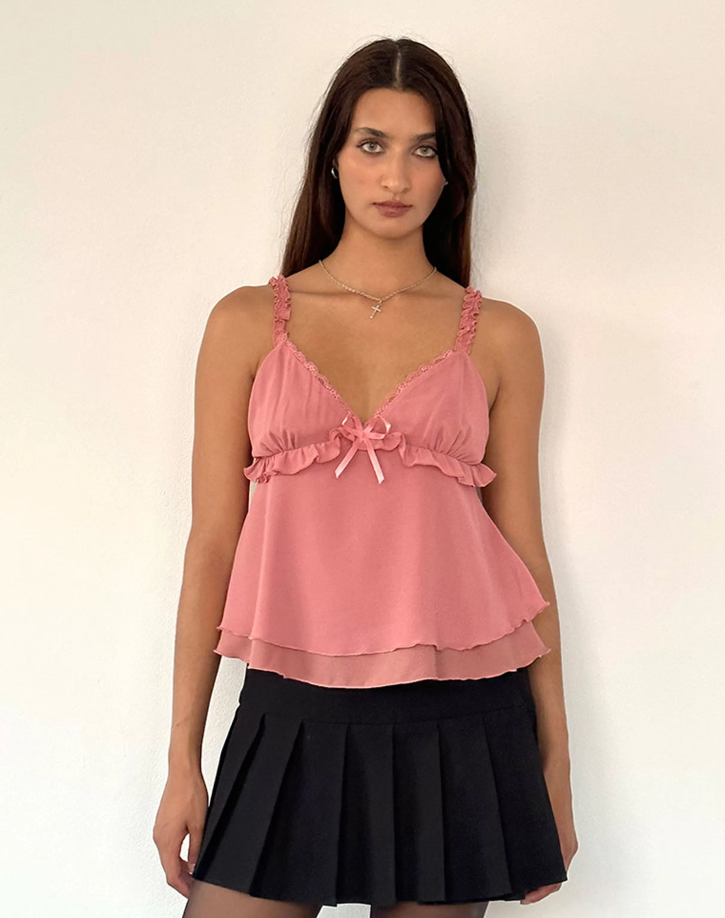 Discount Melinda Frill Cami Top In STRAPPY TOPS