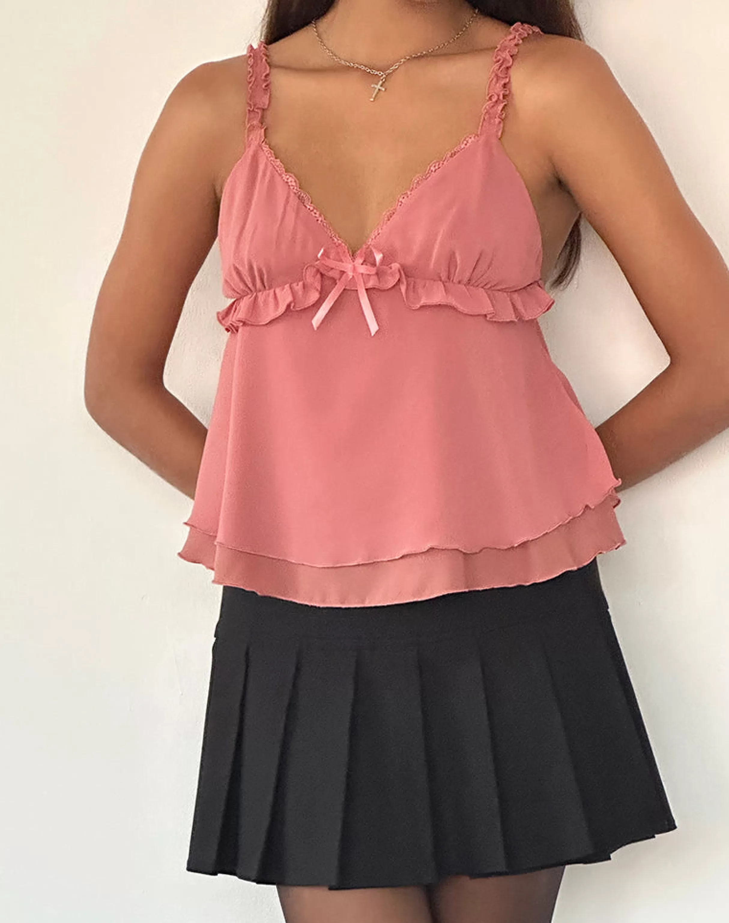 Discount Melinda Frill Cami Top In STRAPPY TOPS