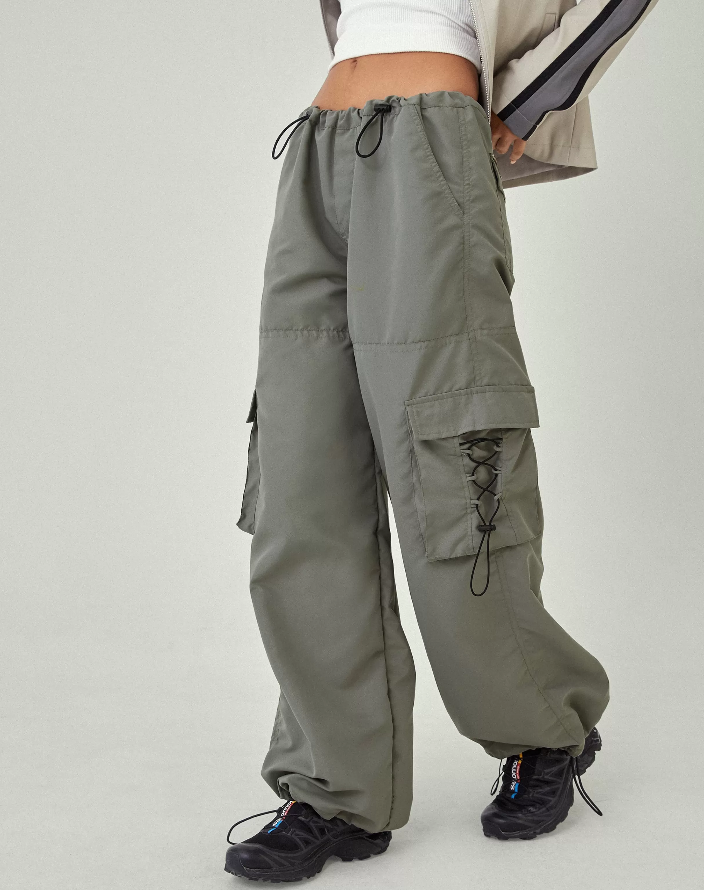 Discount MOTEL X JACQUIE Fabio Wide Leg Cargo Trousers In SALE TROUSERS | WIDE LEG TROUSERS