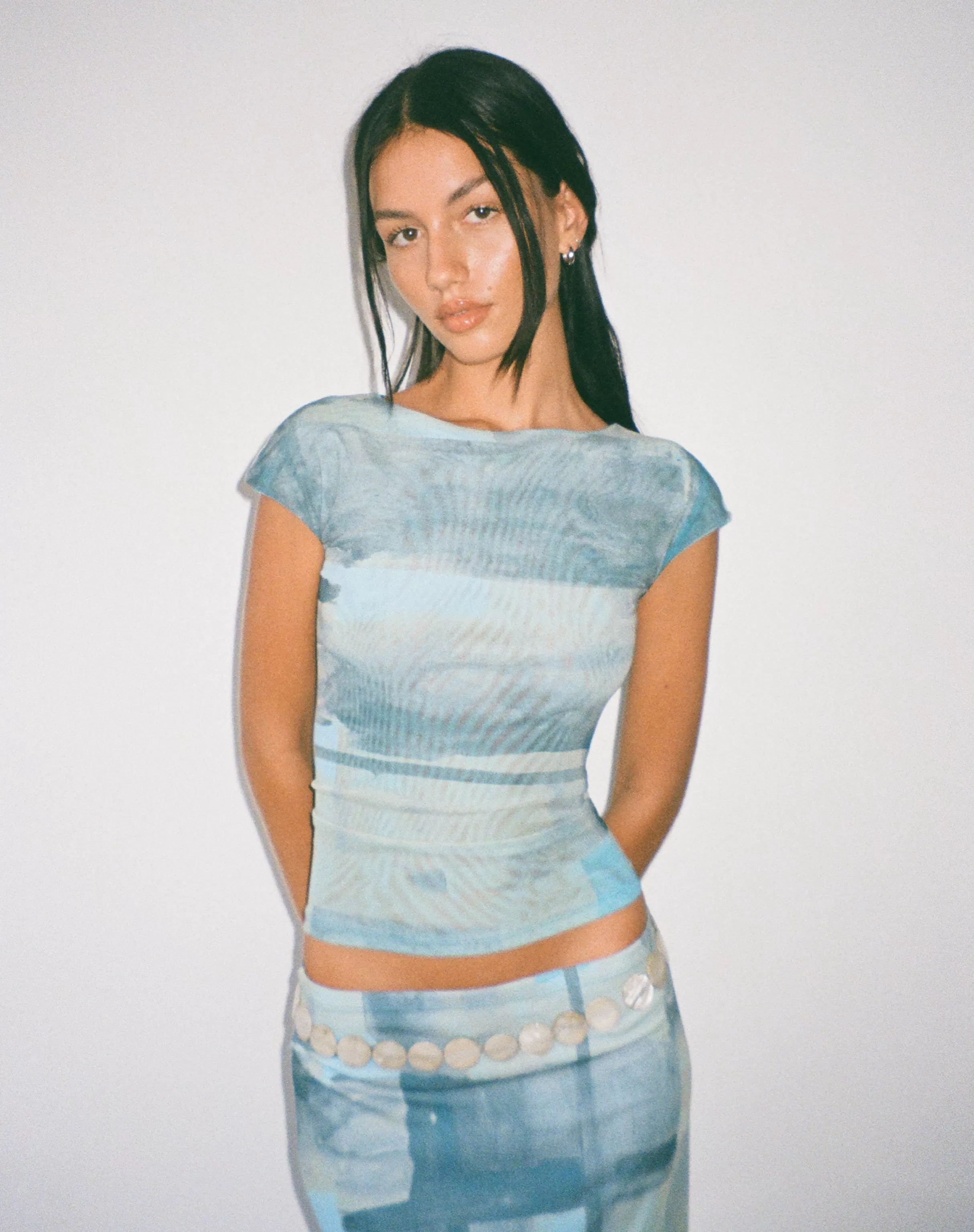 Store MOTEL X JACQUIE Nova Top In TEES