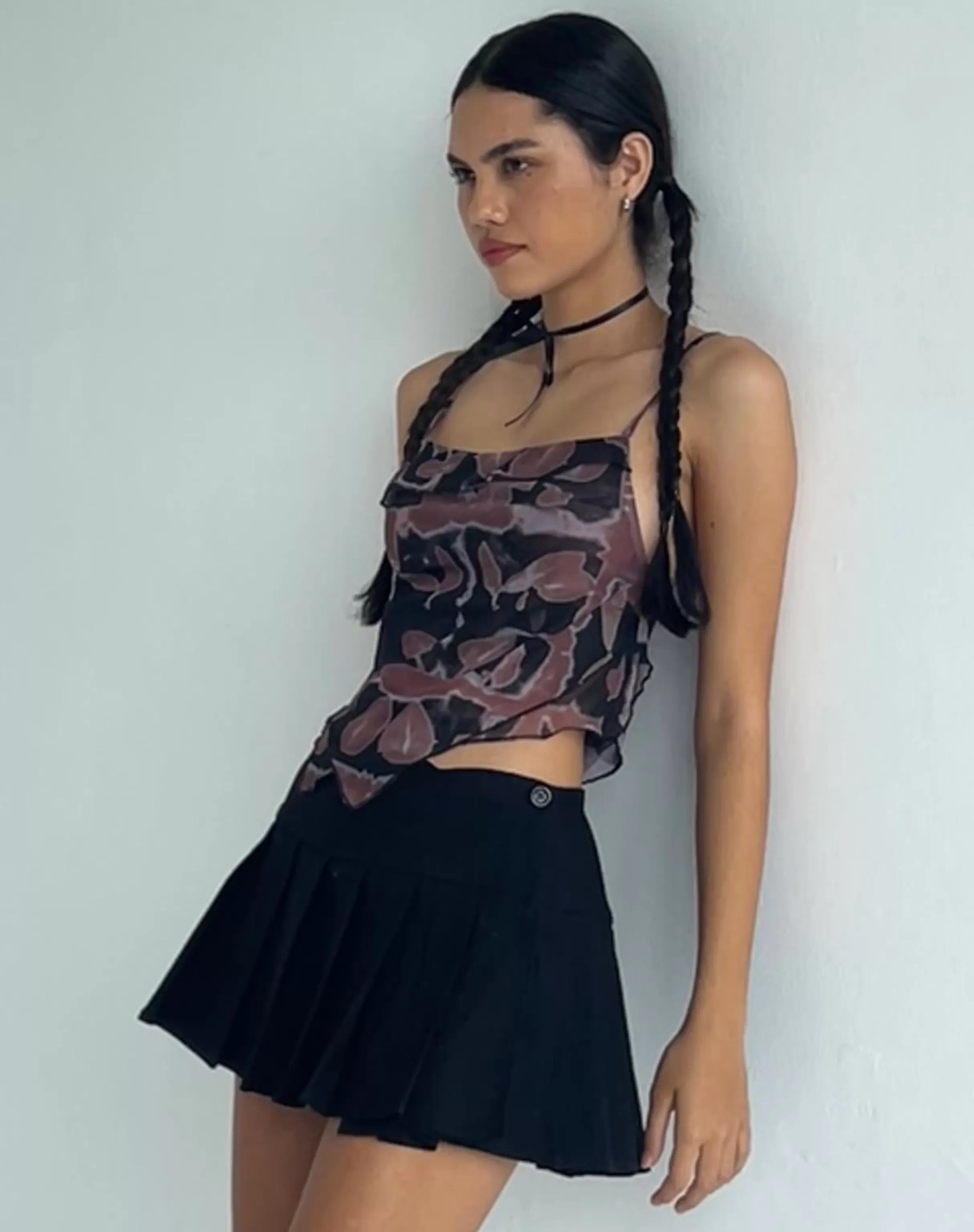 Shop MOTEL X OLIVIA NEILL Casini Pleated Micro Skirt In MINI SKIRTS