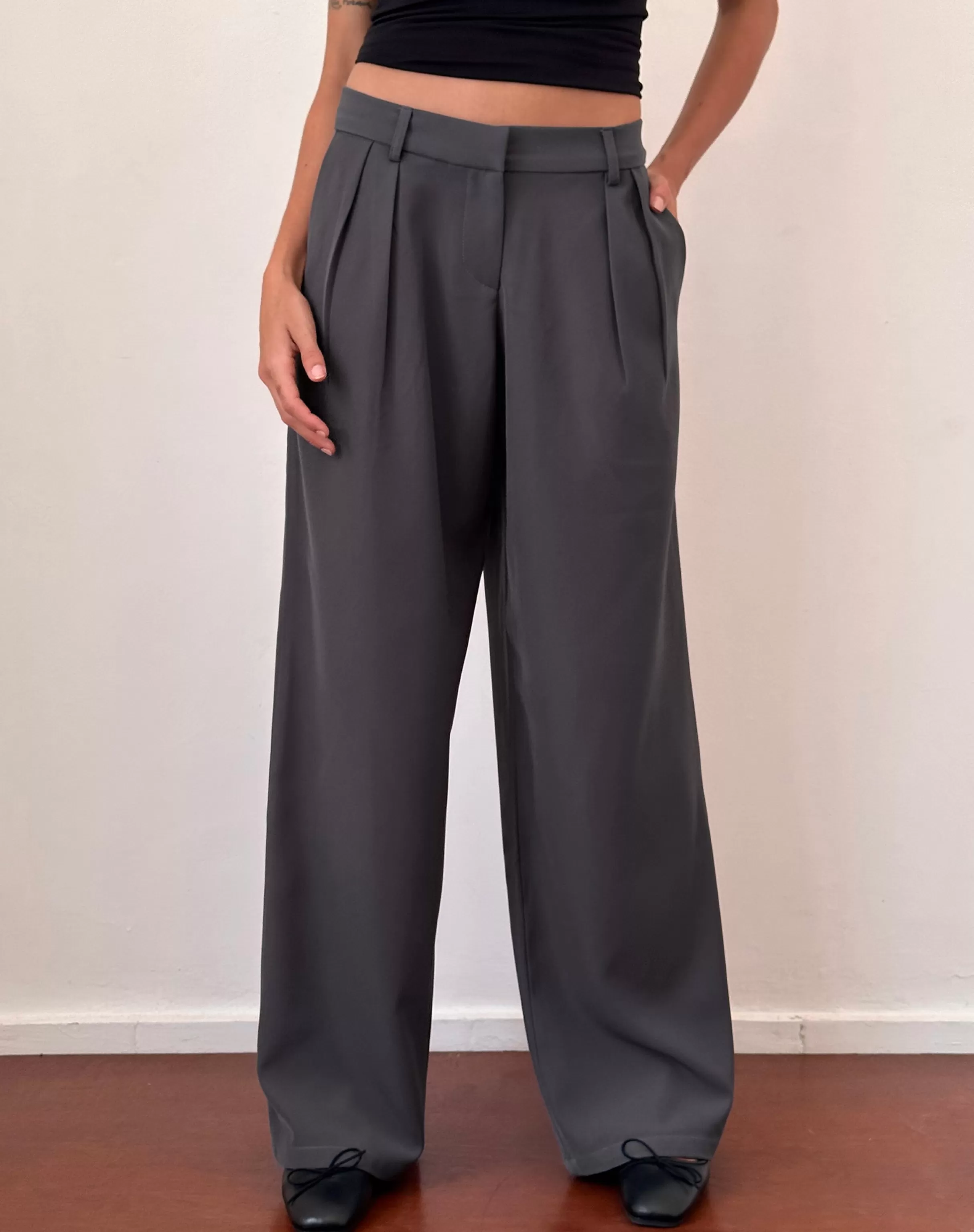 Best Nailaka Low Rise Wide Leg Tailored Trouser In TAILORING | TAILORED TROUSERS