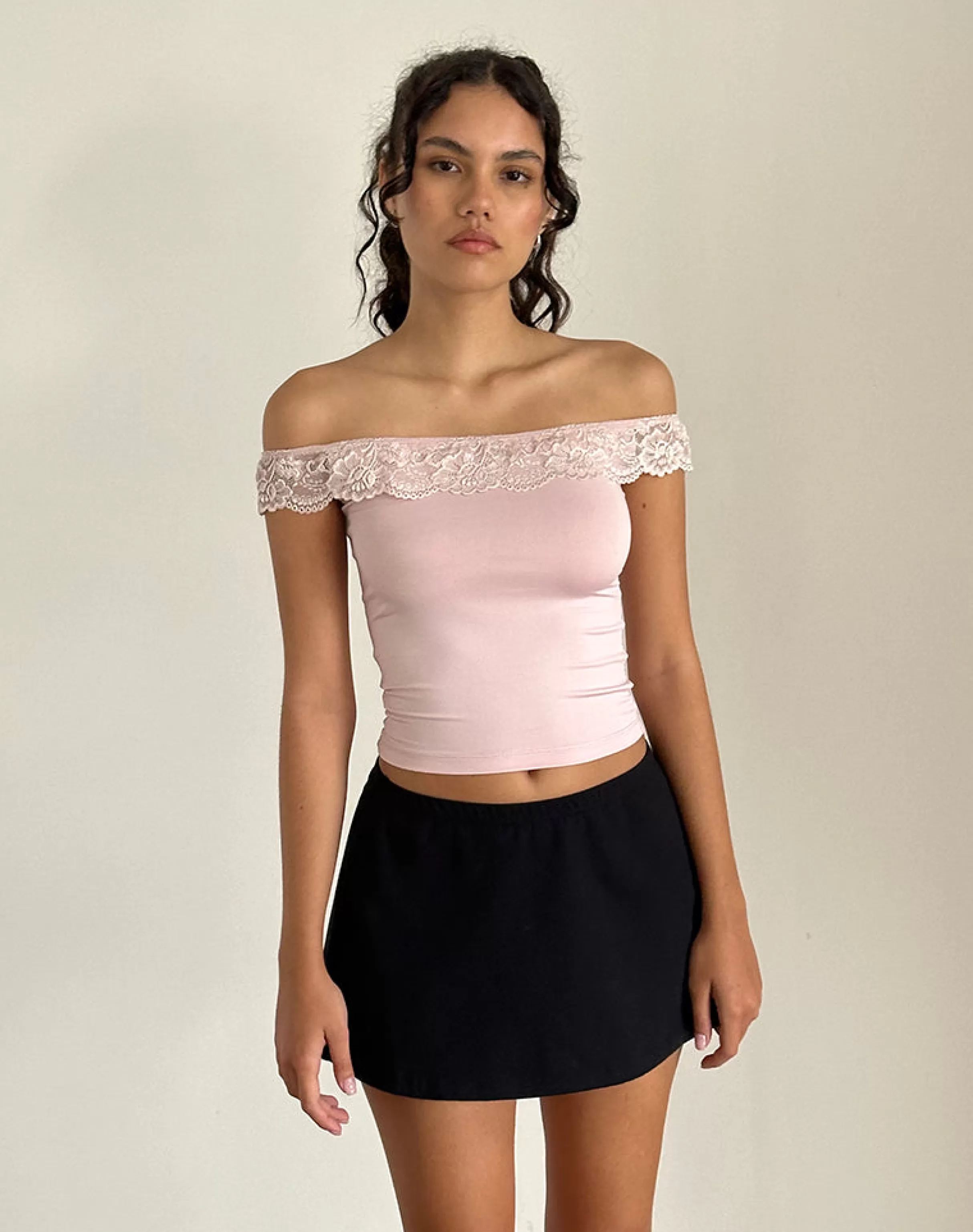 Sale Nesel Bardot Top In GOING OUT TOPS | LACE TOPS