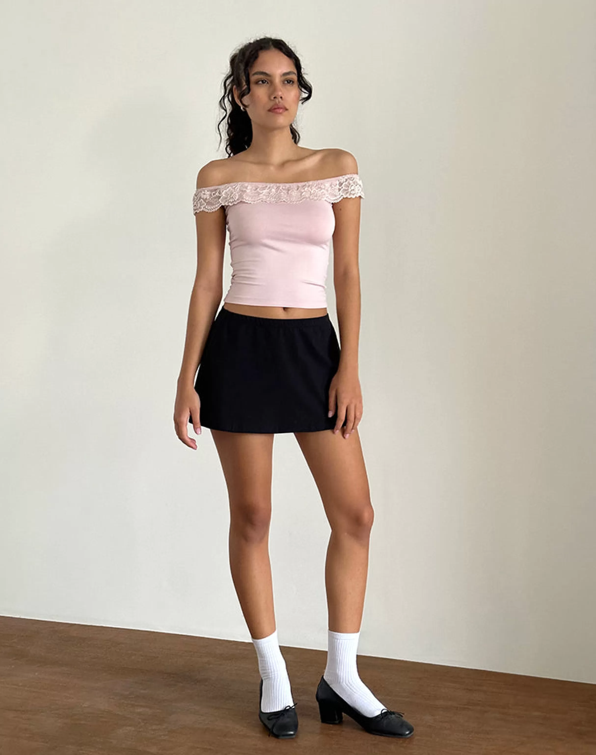 Sale Nesel Bardot Top In GOING OUT TOPS | LACE TOPS