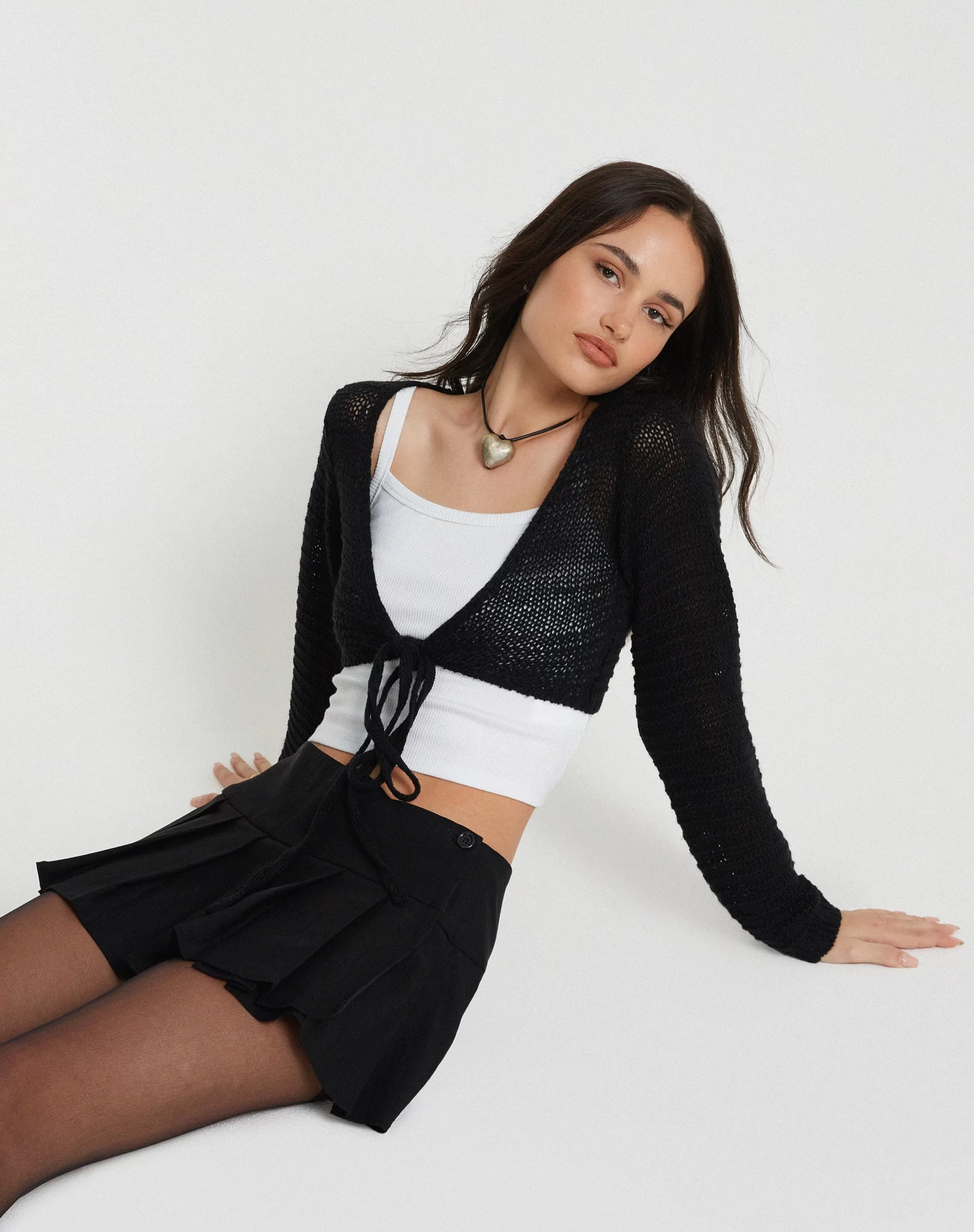 Outlet Nocta Long Sleeve Crop Top In SALE KNITWEAR