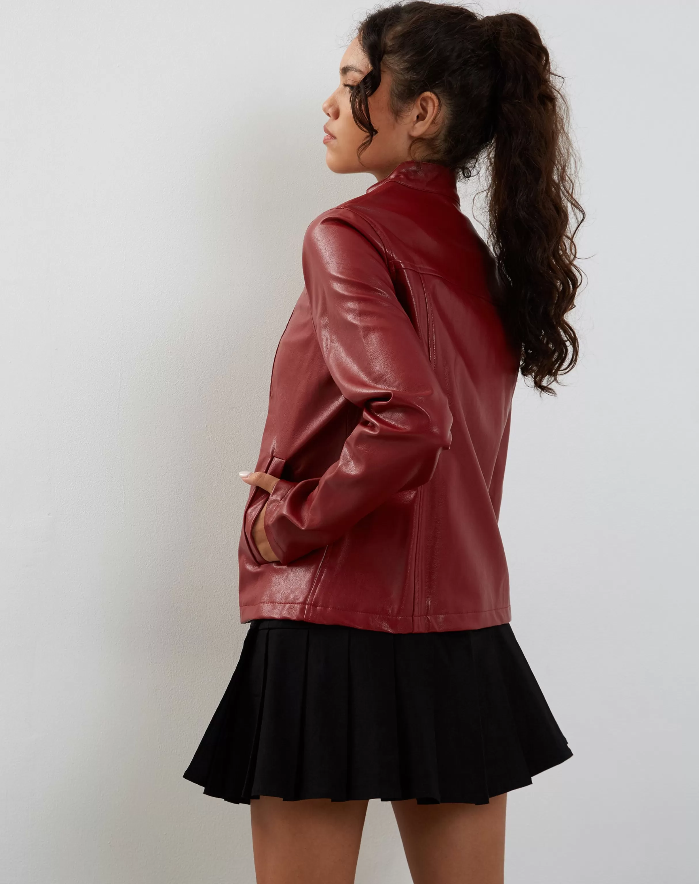 Store Olivia Jacket In PU JACKETS | JACKETS