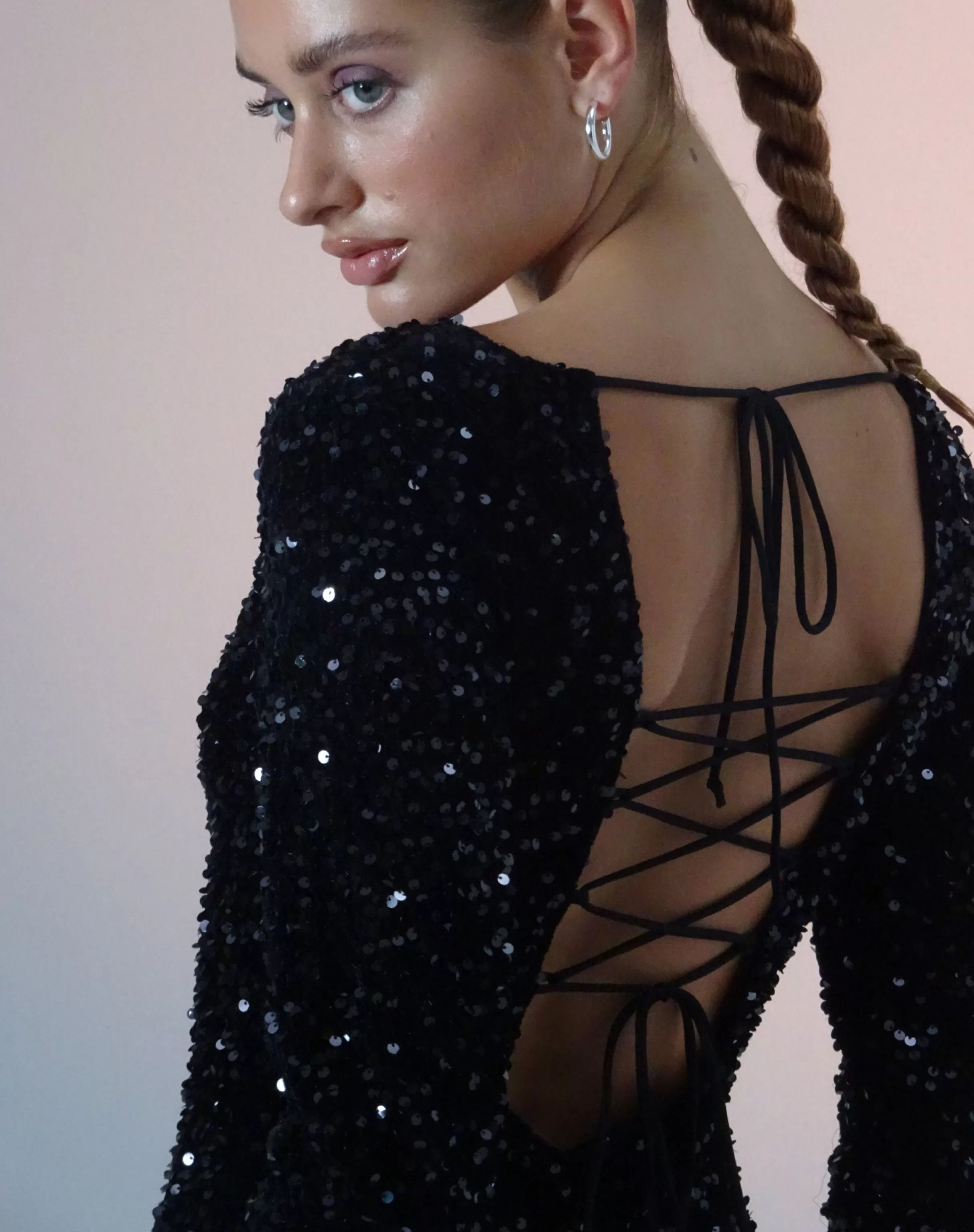 Sale Onaki Long Sleeve Mini Dress In PARTY DRESSES