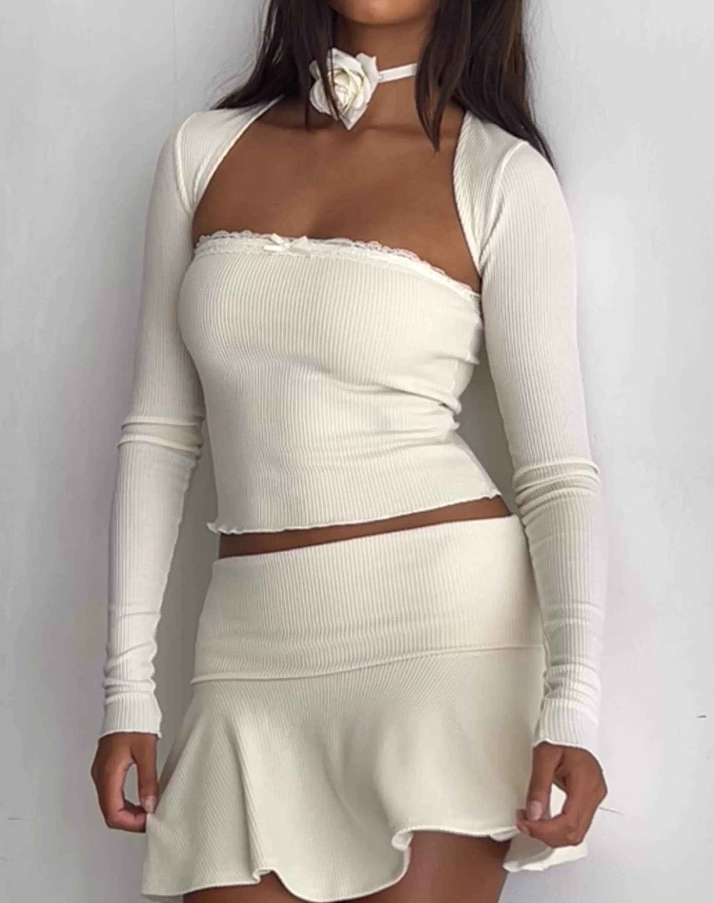Fashion Orla Micro Mini Rib Skirt In SALE SKIRTS | MINI SKIRTS