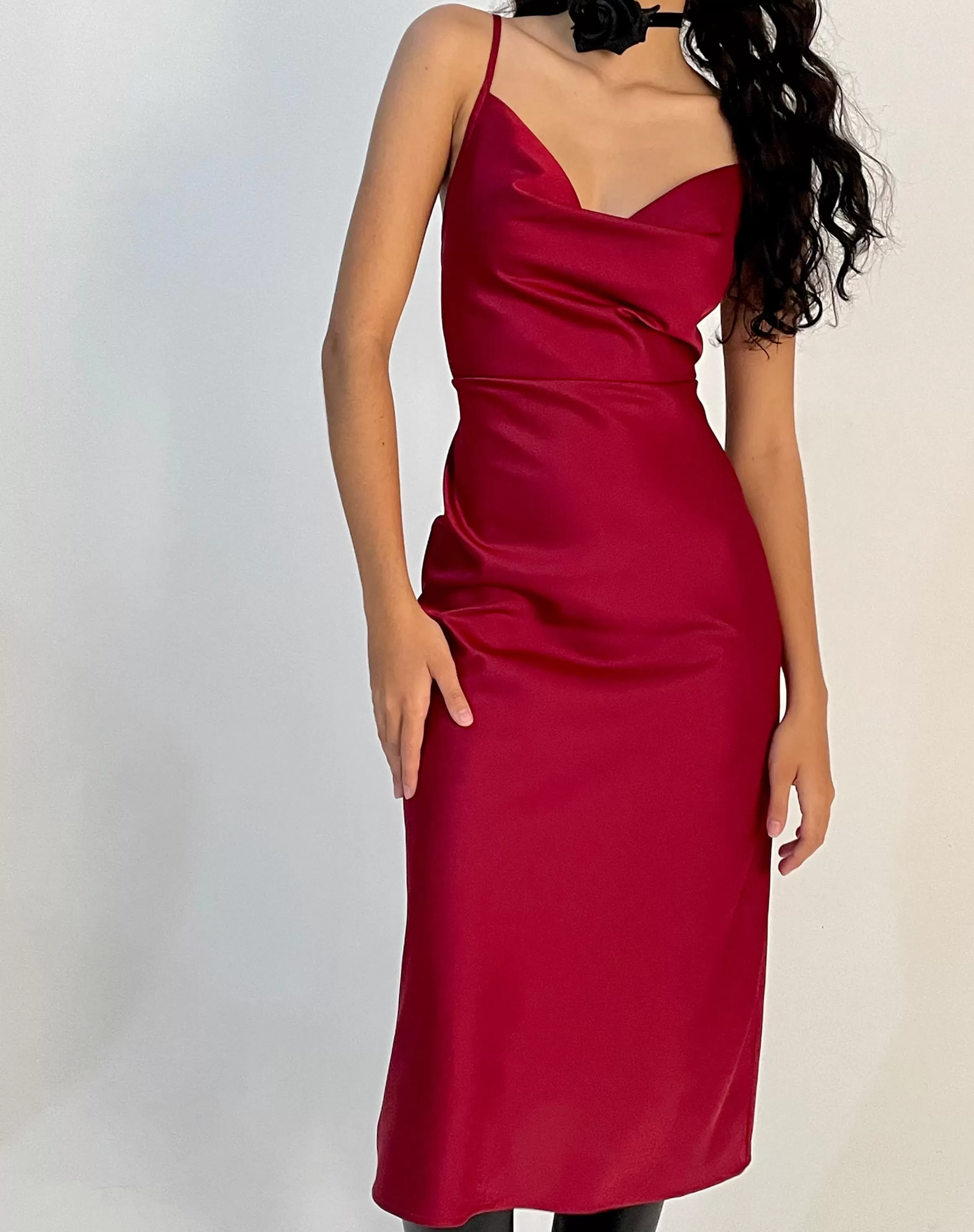 Hot Palasha Midi Dress In SALE DRESSES | SATIN DRESSES