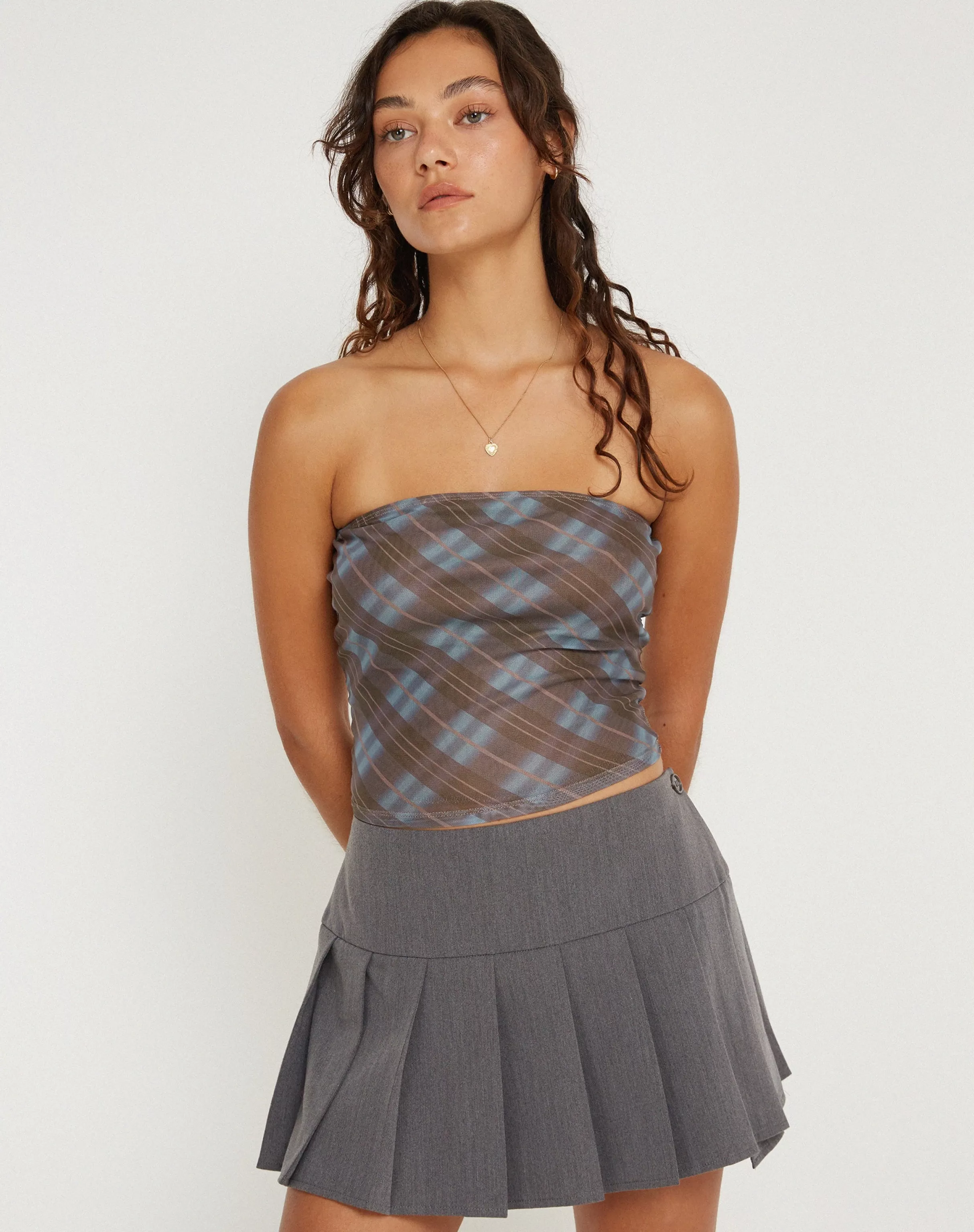 Cheap Peggy Bandeau Top In PRINTED TOPS