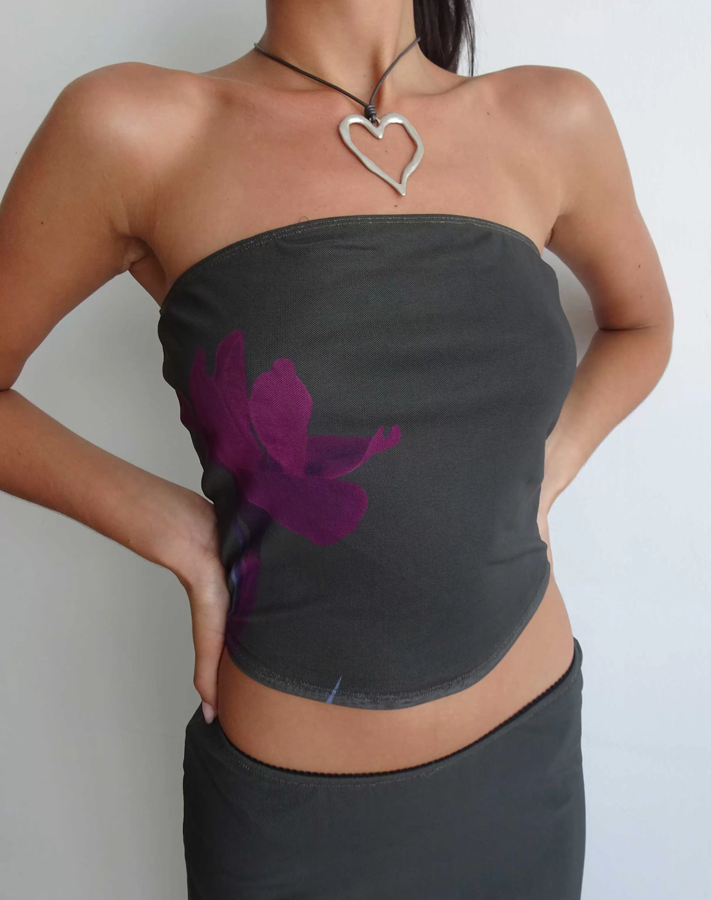 Fashion Peggy Bandeau Top In PRINTED TOPS