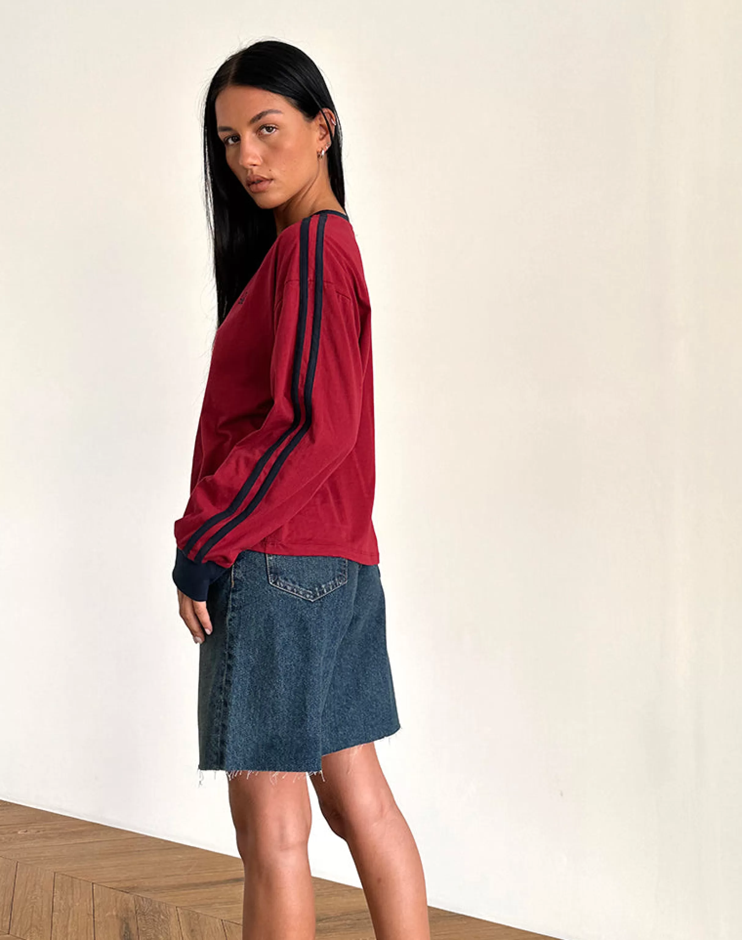 Cheap Prata Long Sleeve Top In BASIC TOPS | LONG SLEEVE TOPS