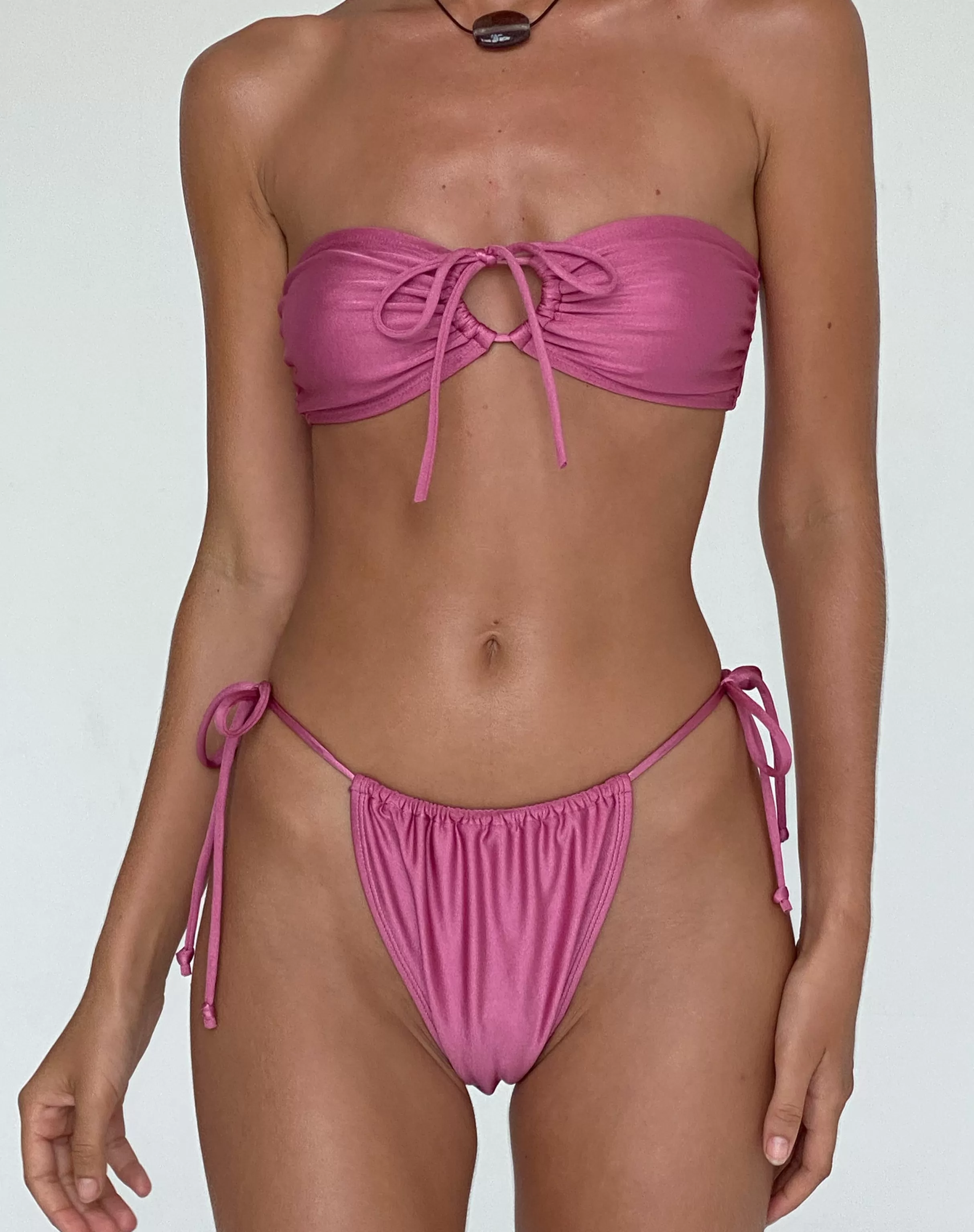 Cheap Racola Bikini Top In Shimmer SALE SWIMWEAR