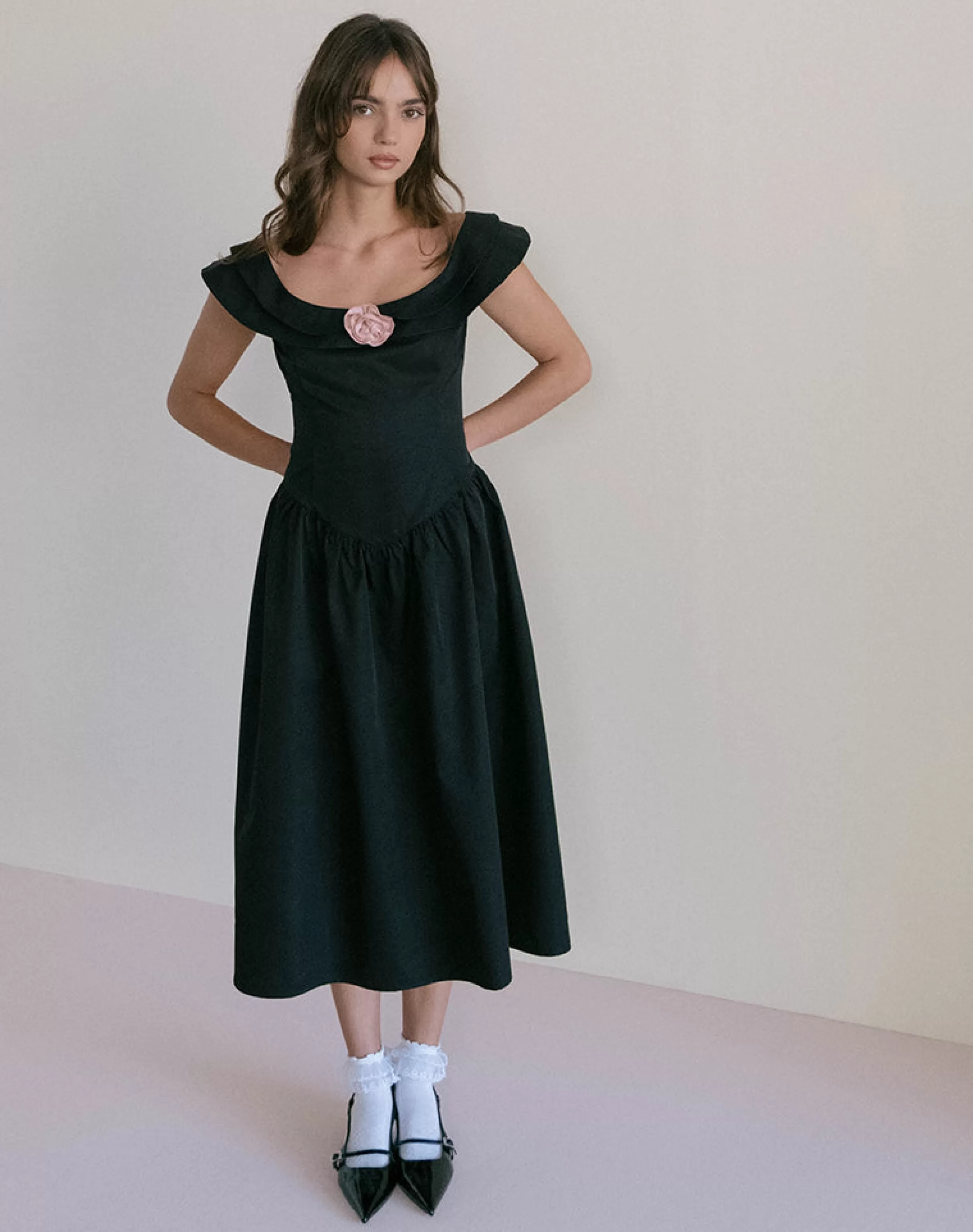 Discount Radovan Midi Dress In Black PARTY DRESSES | SUMMER DRESSES
