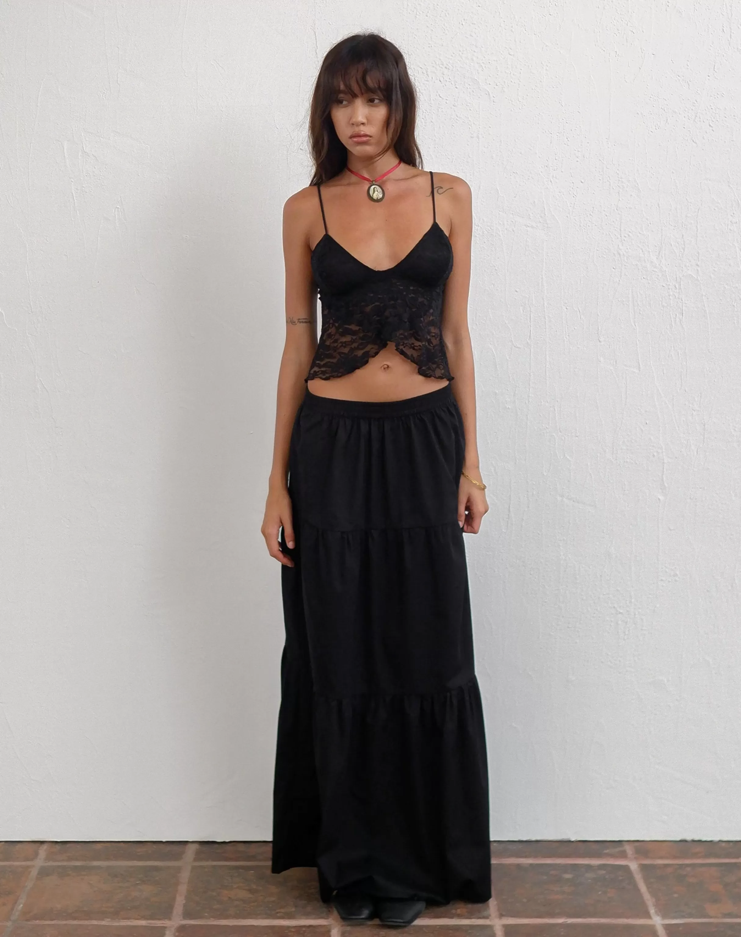 Discount Remax Maxi Skirt In Black MAXI SKIRTS