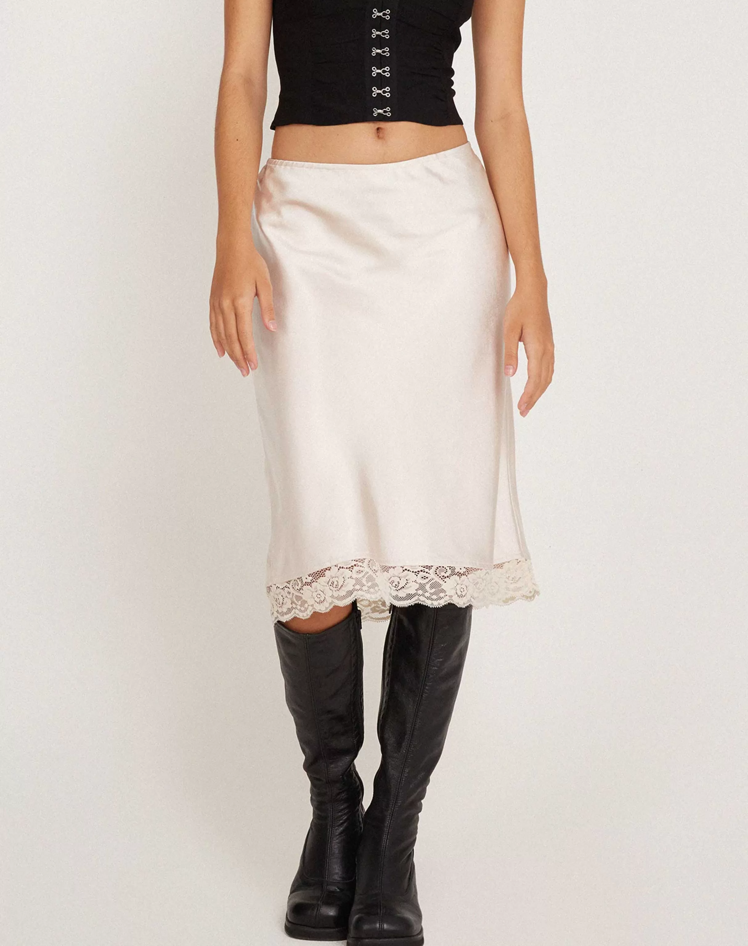 Best Sale Resira Midi Skirt In With Lace SALE SKIRTS | MIDI SKIRTS