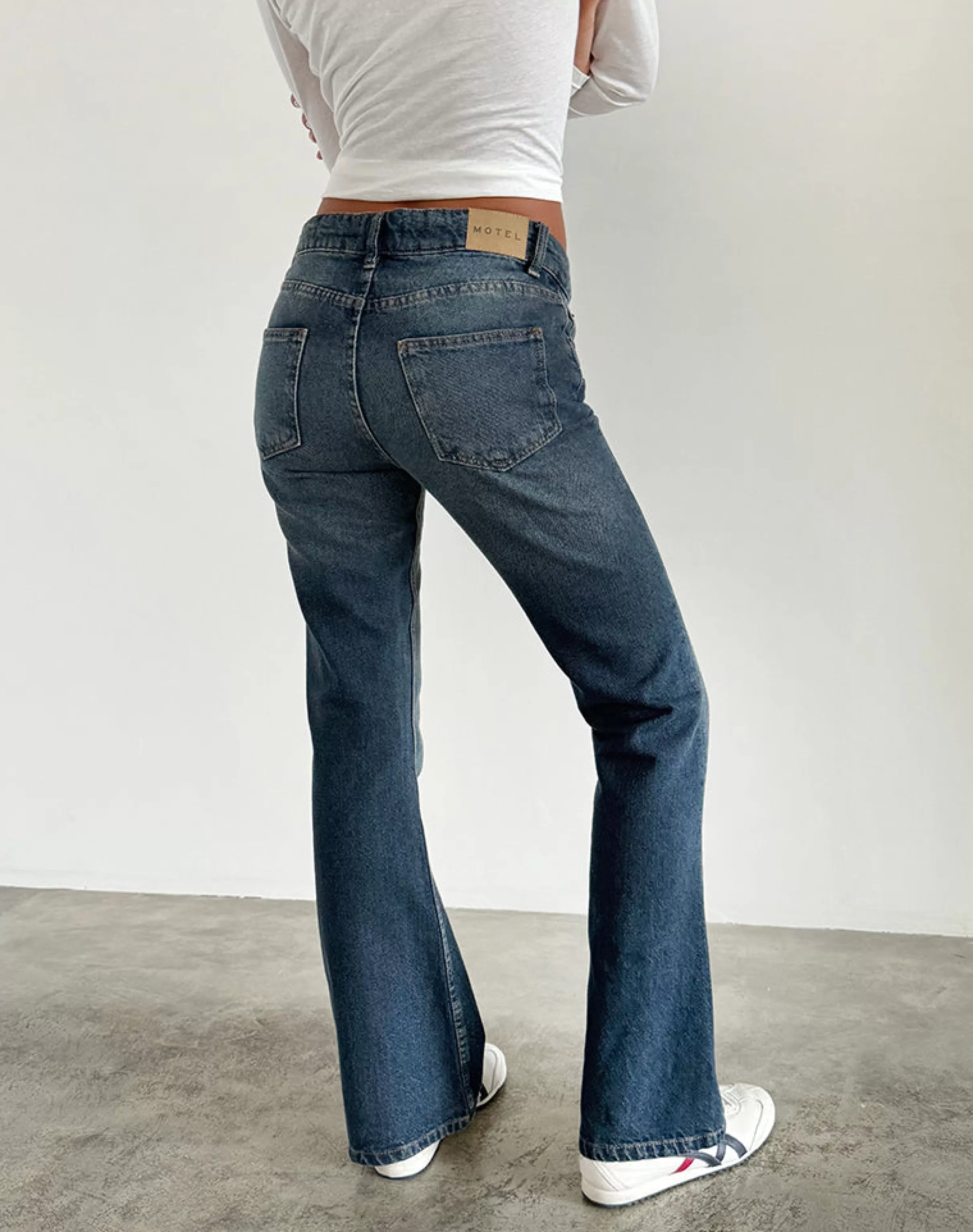 Cheap Rigid Low Rise Flare Jeans In JEANS | FLARED JEANS