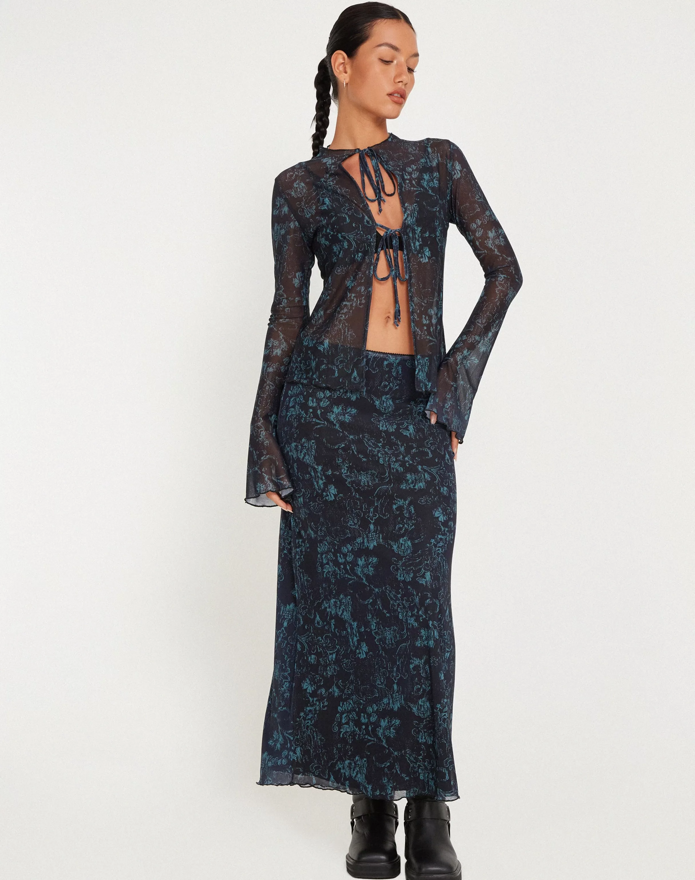 Discount Rindu Midi Skirt In SALE SKIRTS | PRINTED SKIRTS