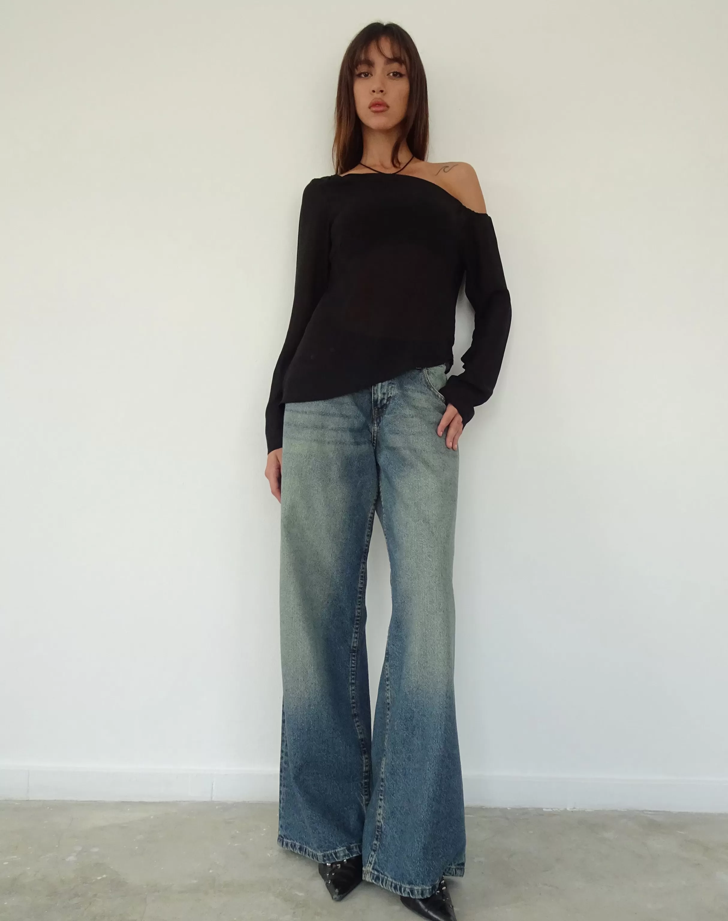 New Riot Asymmetric Longline Top In SHIRTS AND BLOUSES