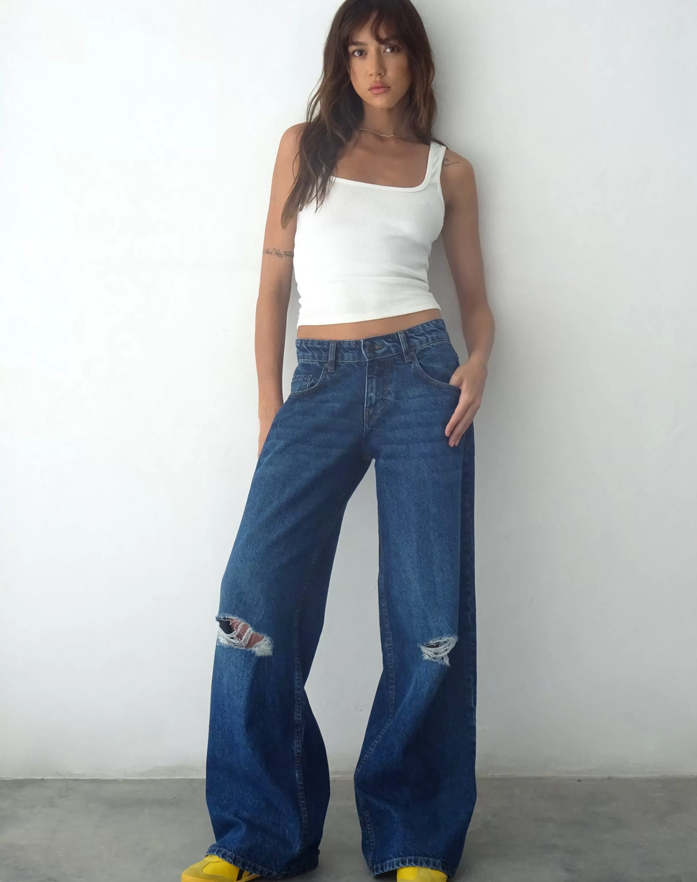 Flash Sale Ripped Roomy Extra Wide Low Rise Jean In ROOMY JEANS | WIDE LEG JEANS