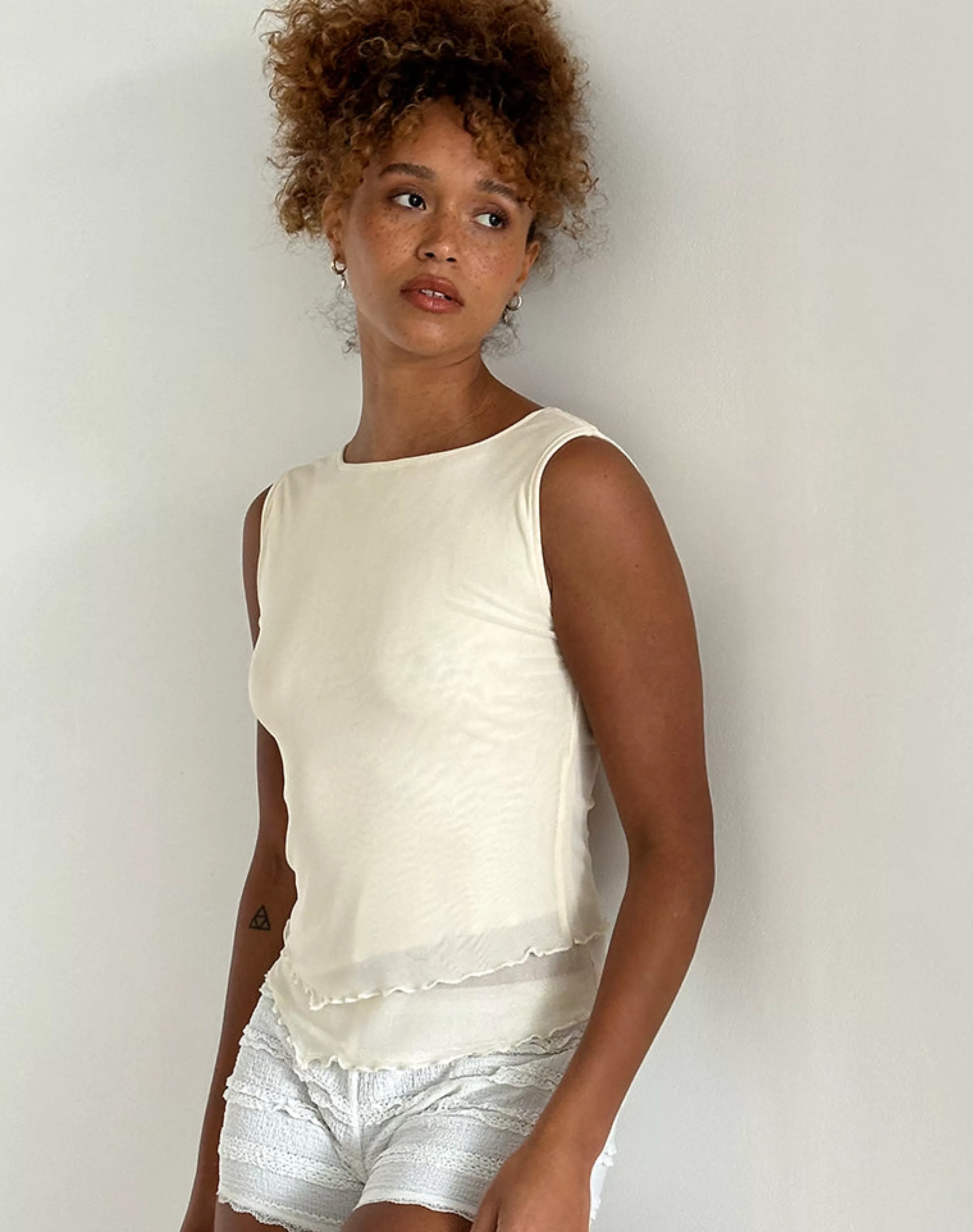 Fashion Rochie Asymmetric Top In GOING OUT TOPS | CROP TOPS