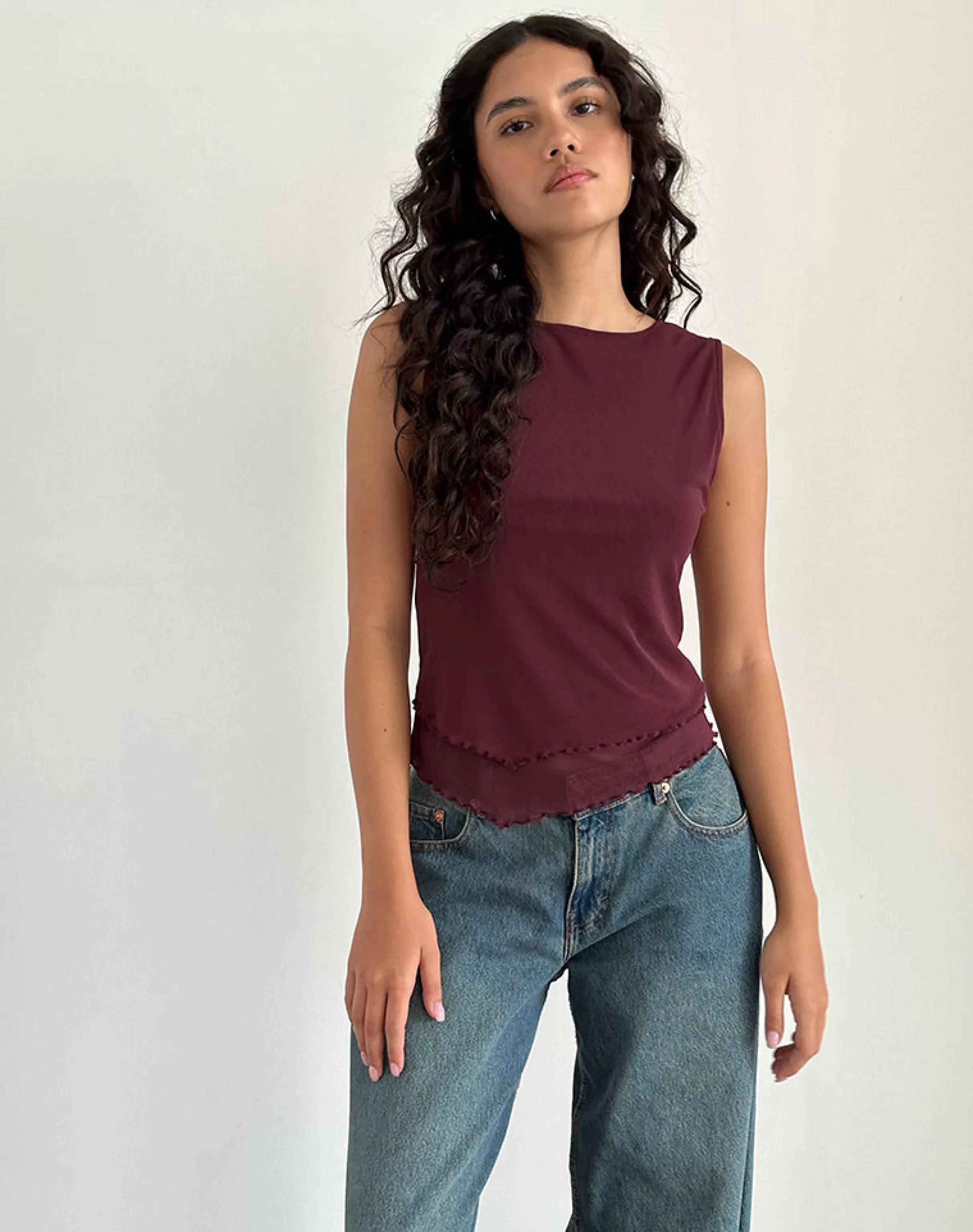 Cheap Rochie Asymmetric Top In GOING OUT TOPS | BASIC TOPS