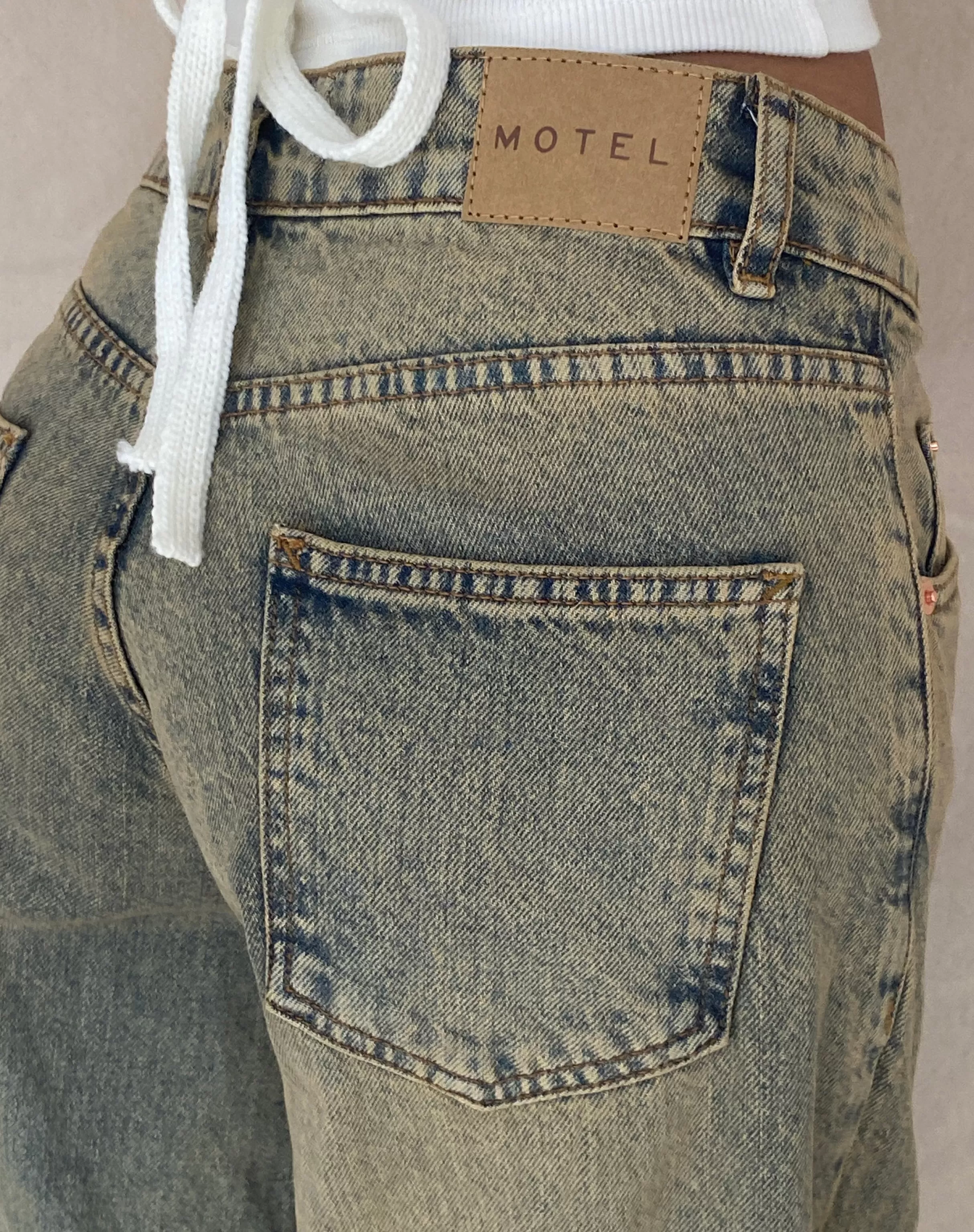 Store Roomy Extra Wide Leg Low Rise Jeans In JEANS | ROOMY JEANS