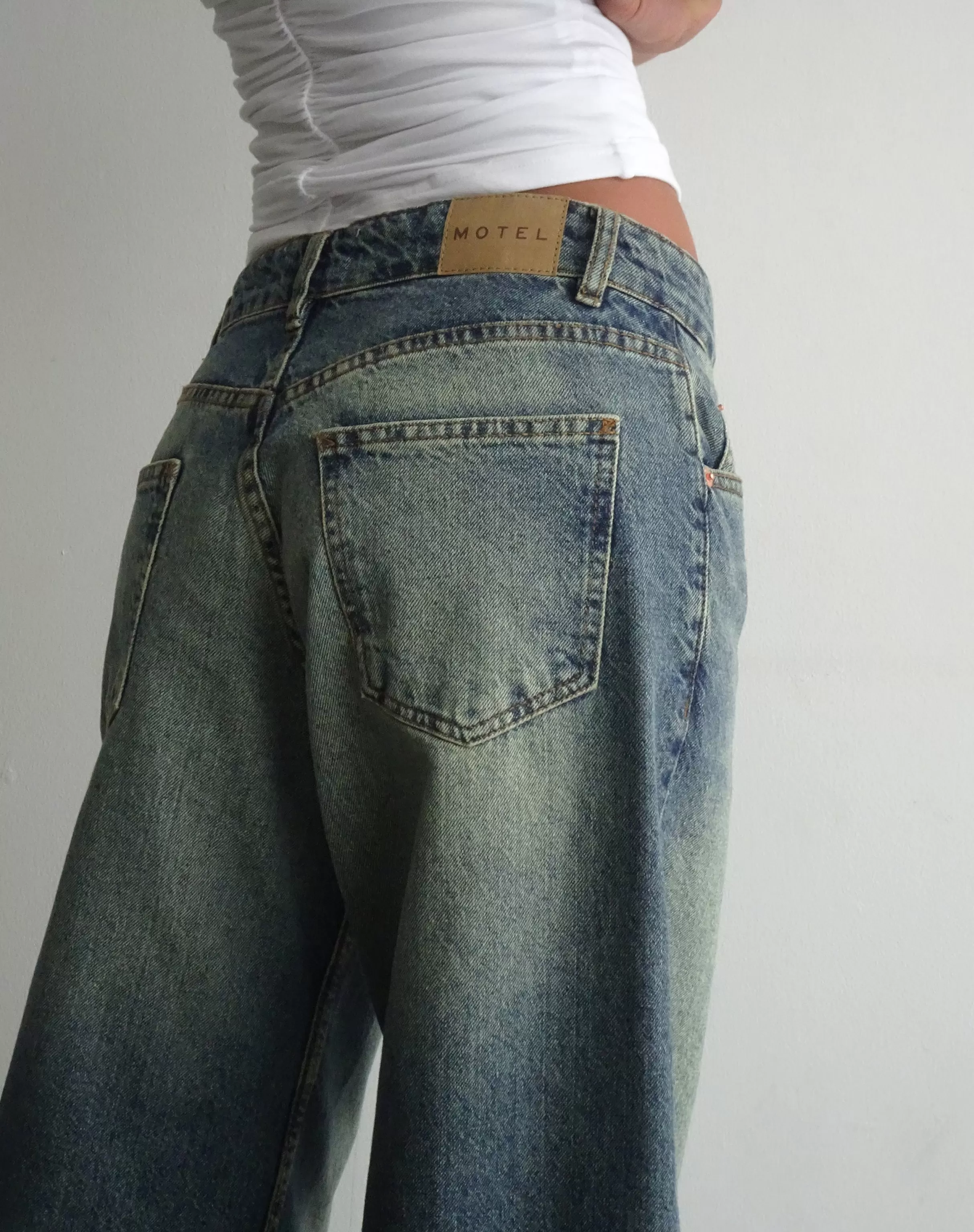 Discount Roomy Extra Wide Low Rise Jeans In JEANS | WIDE LEG JEANS