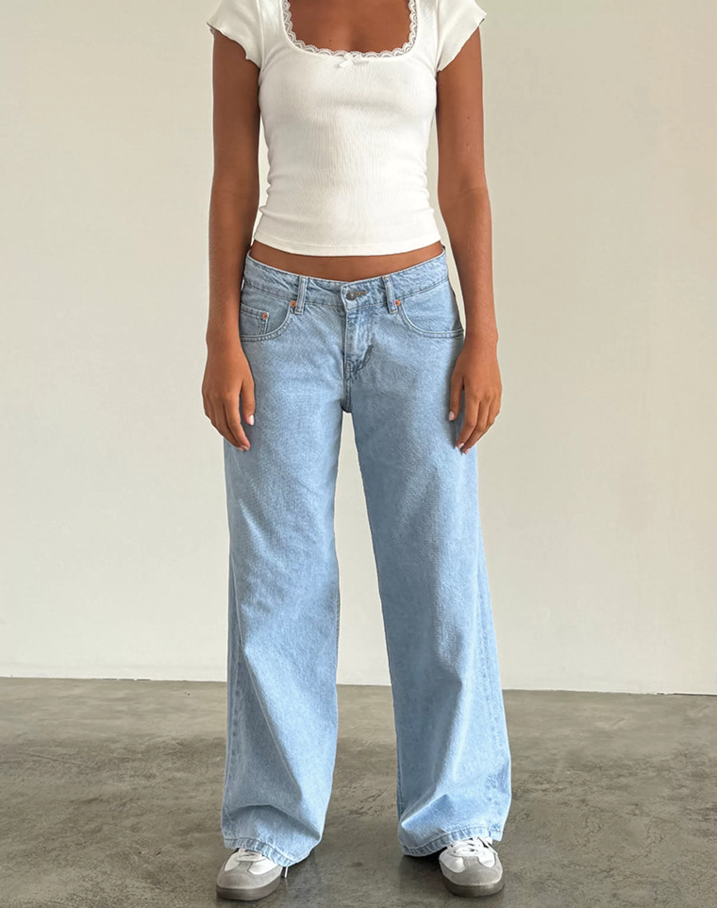 Online Roomy Extra Wide Low Rise Jeans In JEANS | PARALLEL JEANS