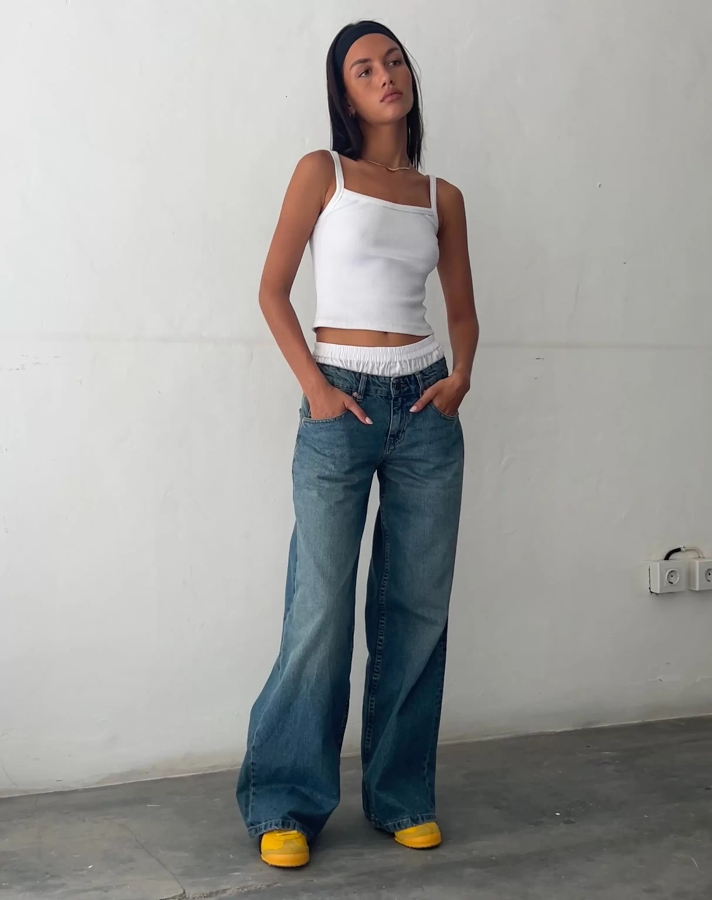 Hot Roomy Extra Wide Low Rise Jeans In JEANS | STRAIGHT LEG JEANS