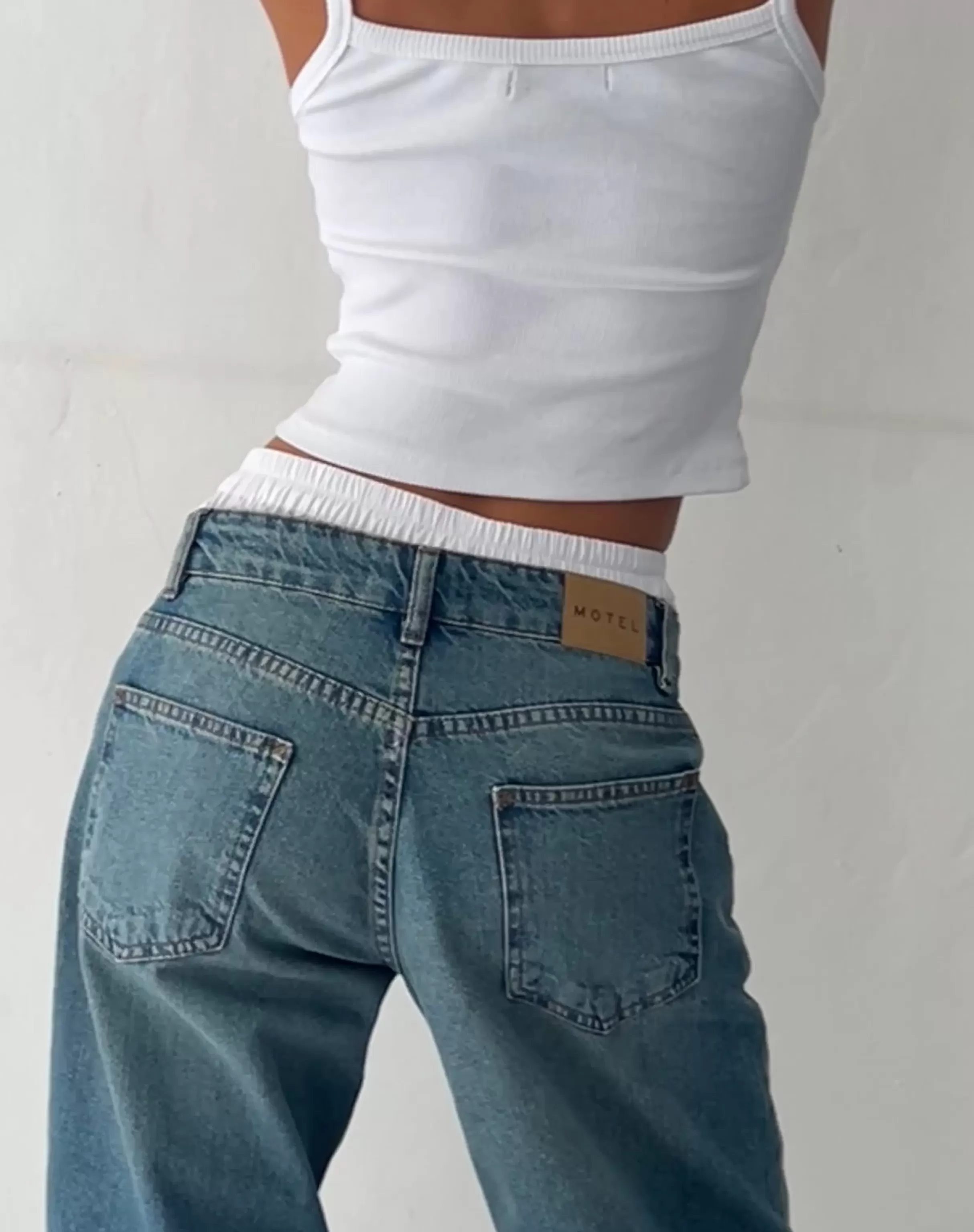Hot Roomy Extra Wide Low Rise Jeans In JEANS | STRAIGHT LEG JEANS