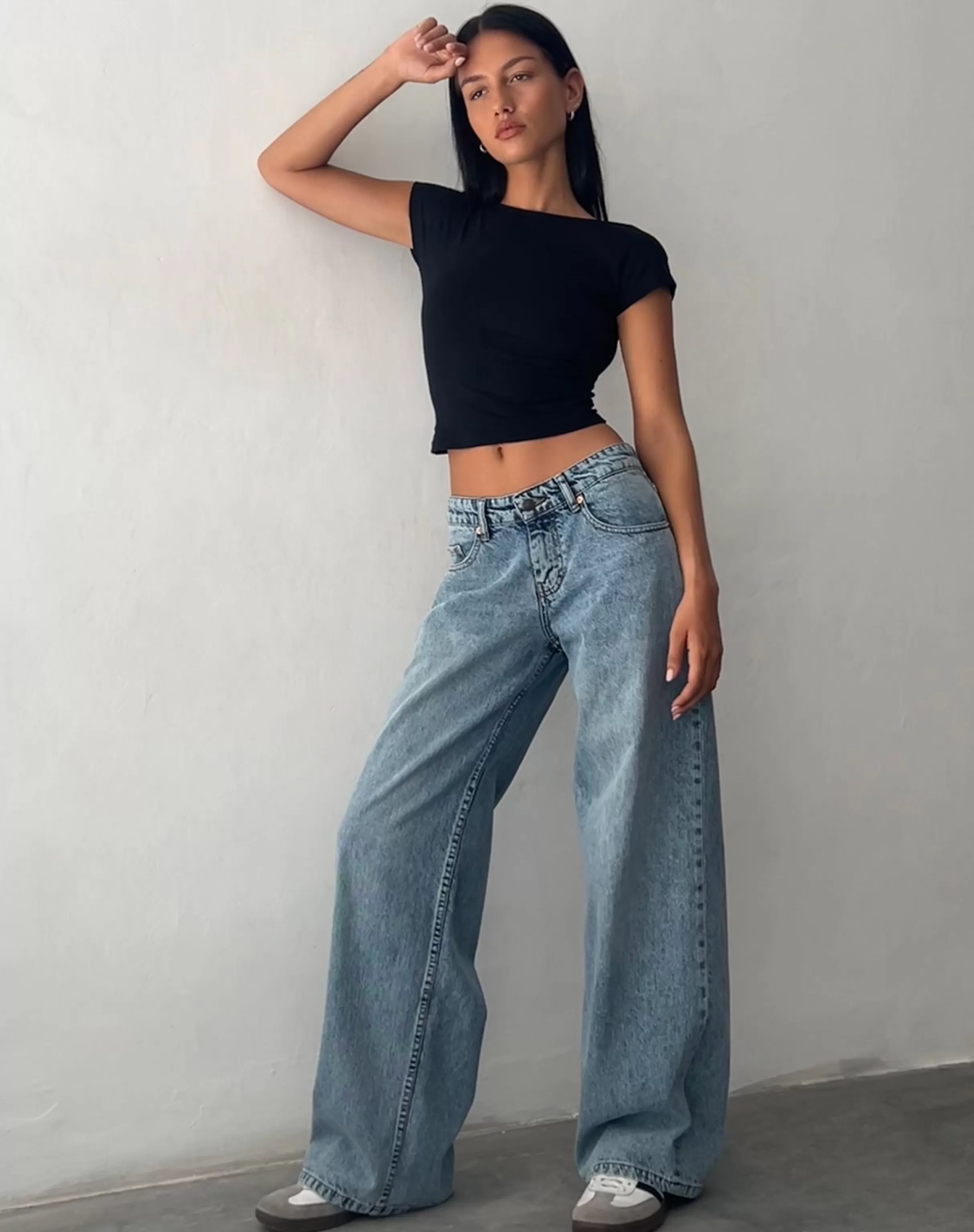 Best Sale Roomy Extra Wide Low Rise Jeans In JEANS | ROOMY JEANS
