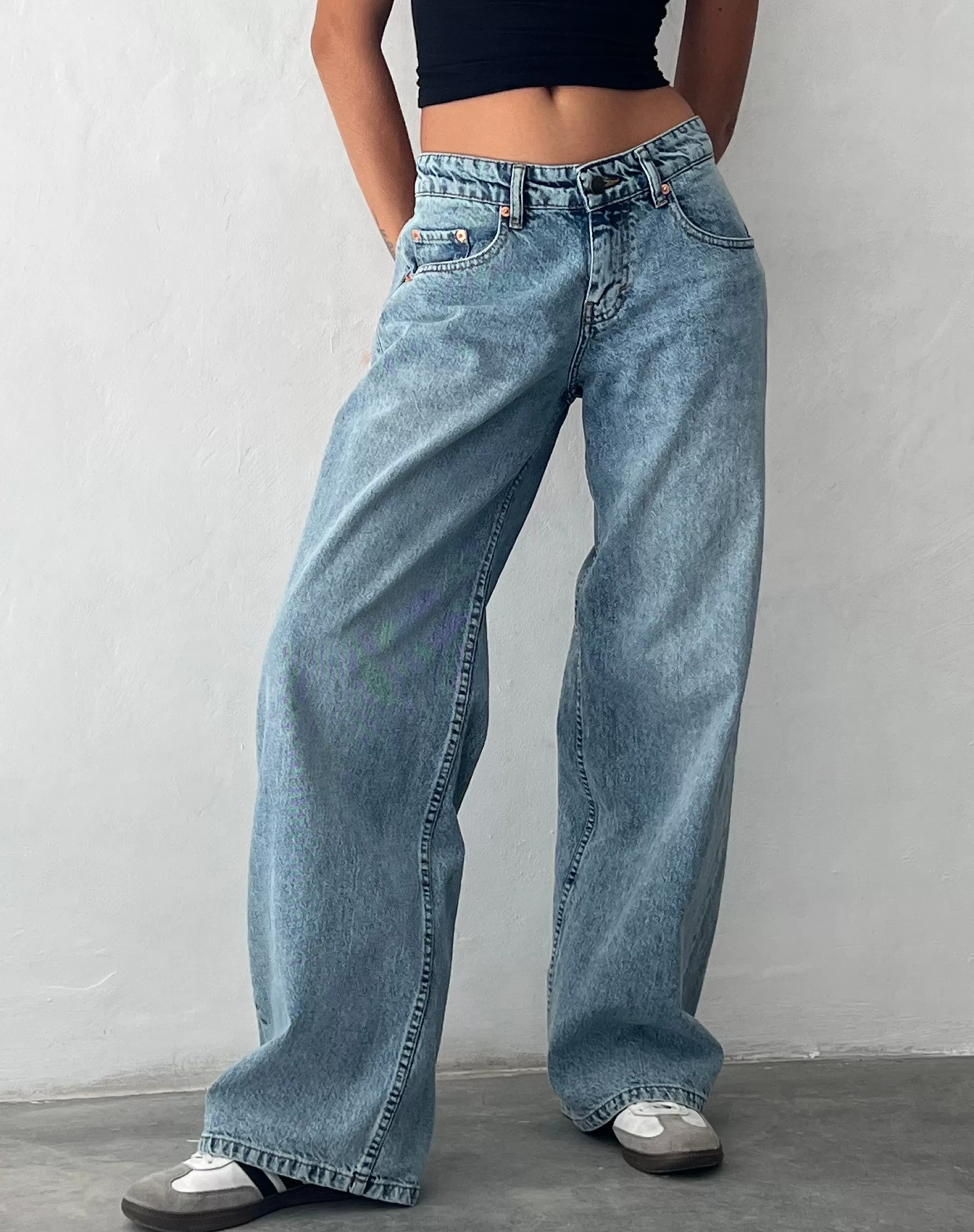 Best Sale Roomy Extra Wide Low Rise Jeans In JEANS | ROOMY JEANS