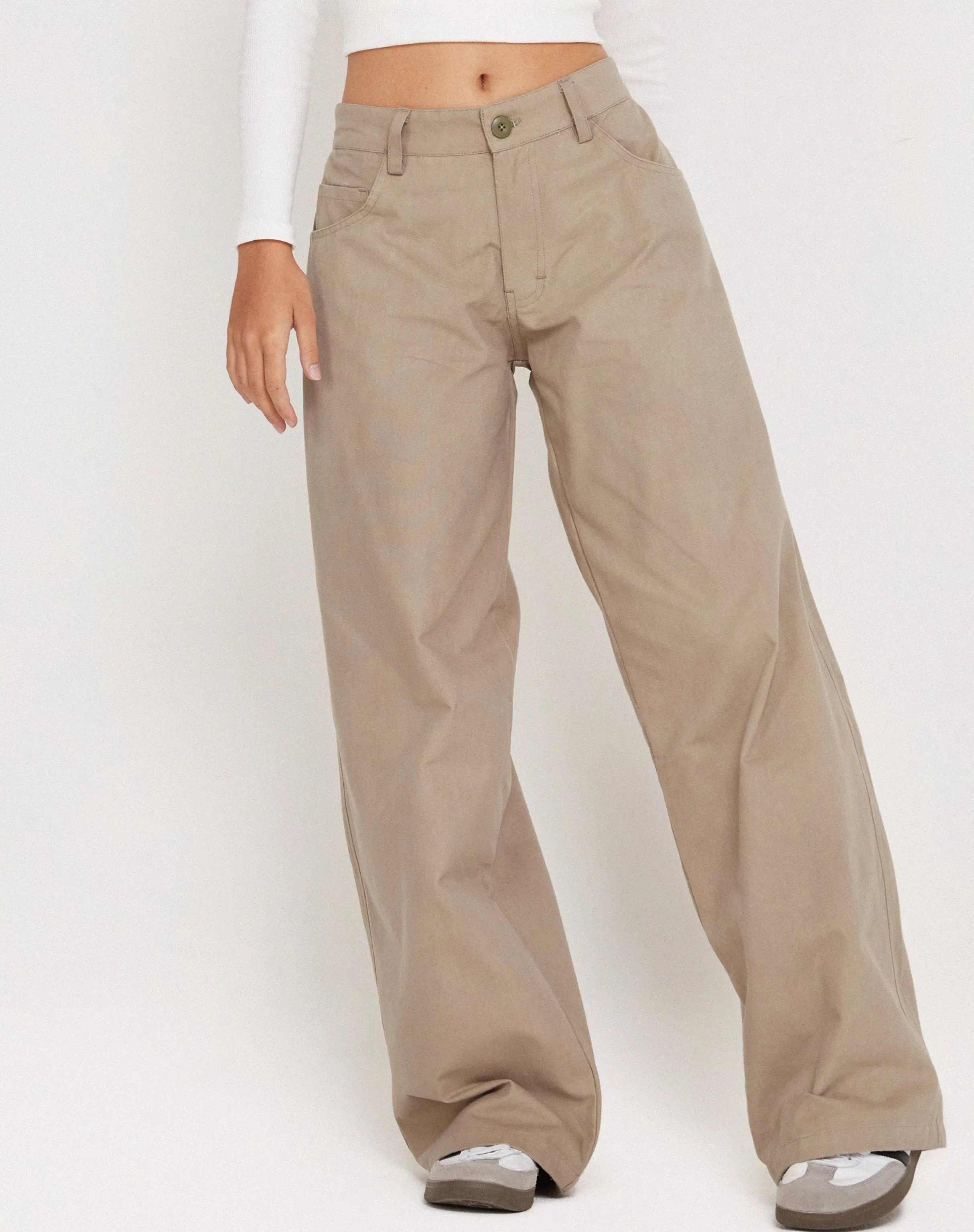 New Roomy Low Rise Extra Wide Trousers In WIDE LEG TROUSERS | LOW RISE TROUSERS